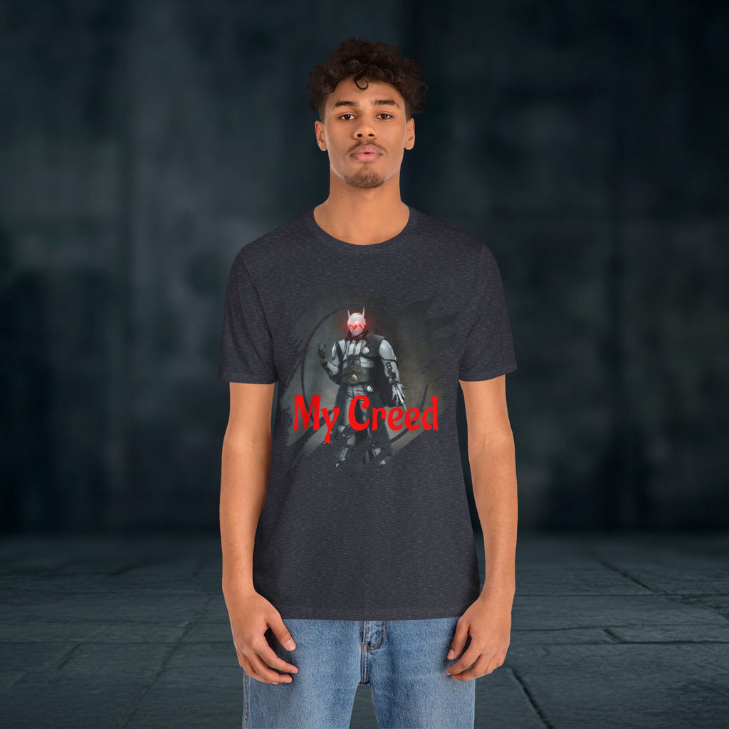 My Creed T-Shirt — Dark Knight Sci‑Fi Graphic Tee