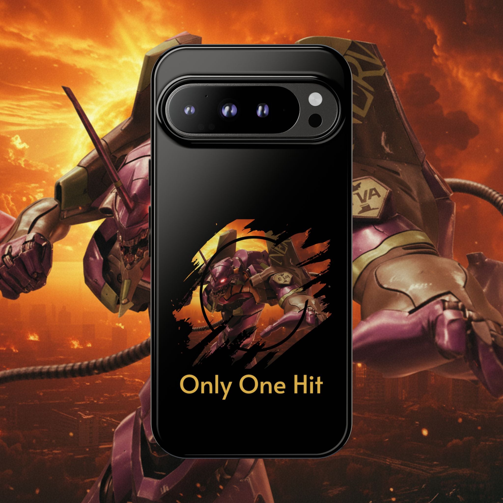 Phone Case — "Only One Hit" Gaming Armor Protective Cover - EVA 1 - Neon Genesis Evangelion