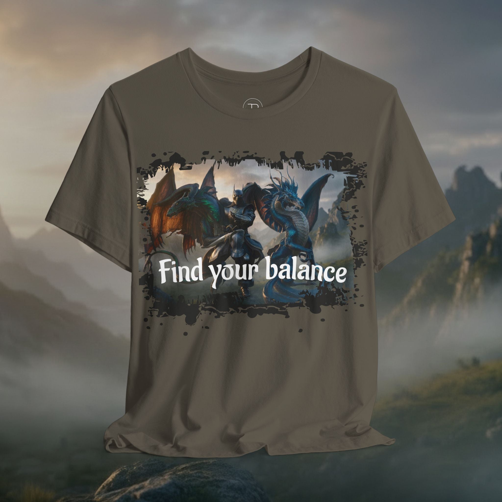 Find Your Balance Dragon Tee