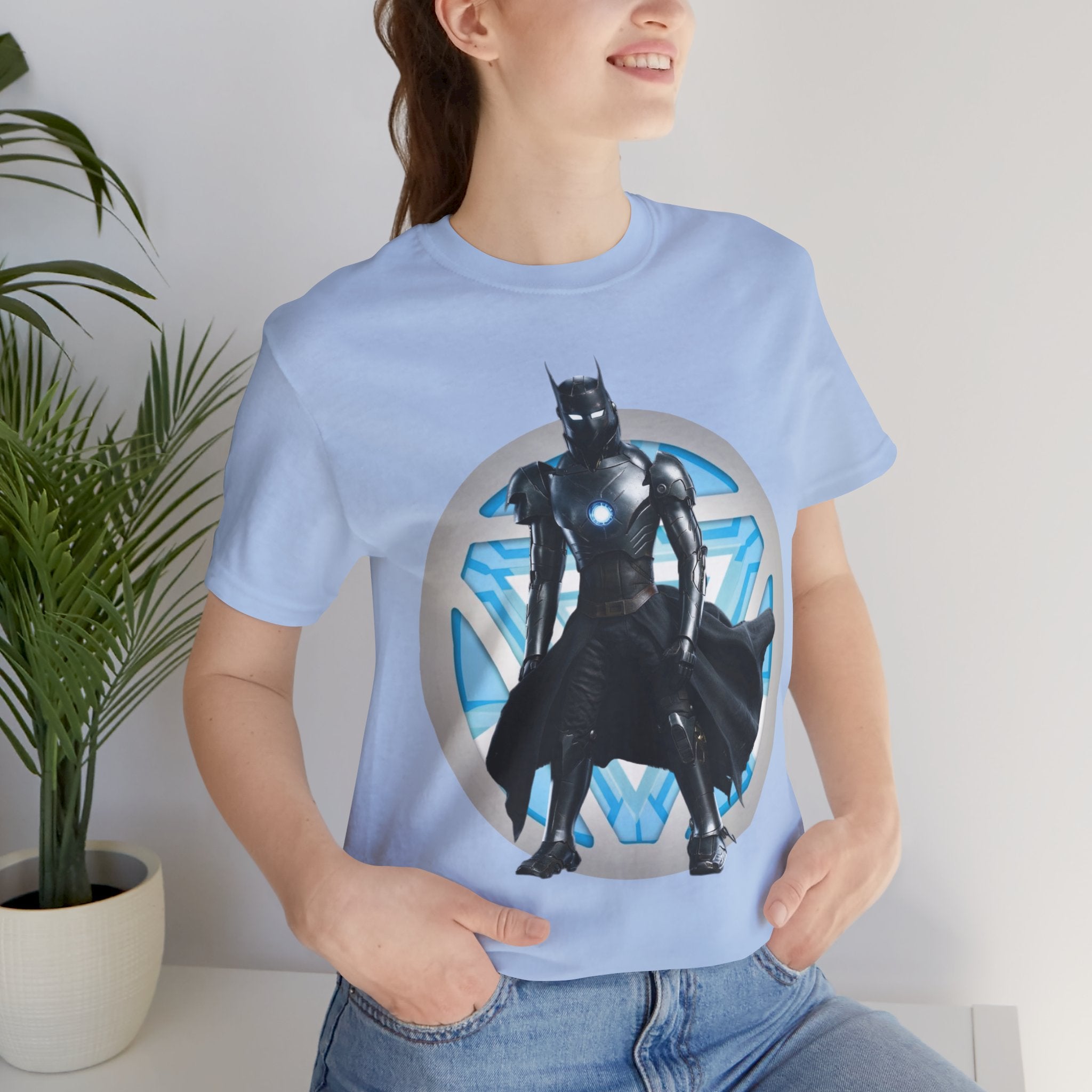 Batman Armor Graphic Tee – Futuristic Superhero T-Shirt - IRONMAN