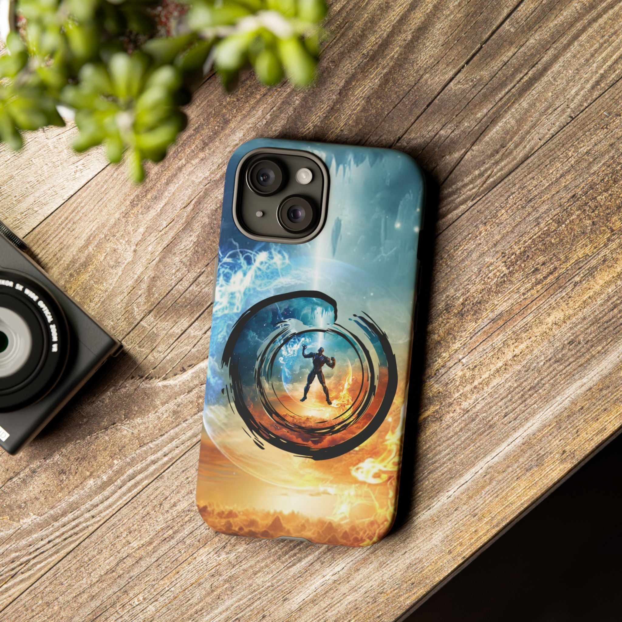 Phone Case — Elemental Warrior Fire & Ice Protective Tough Case - Ultron