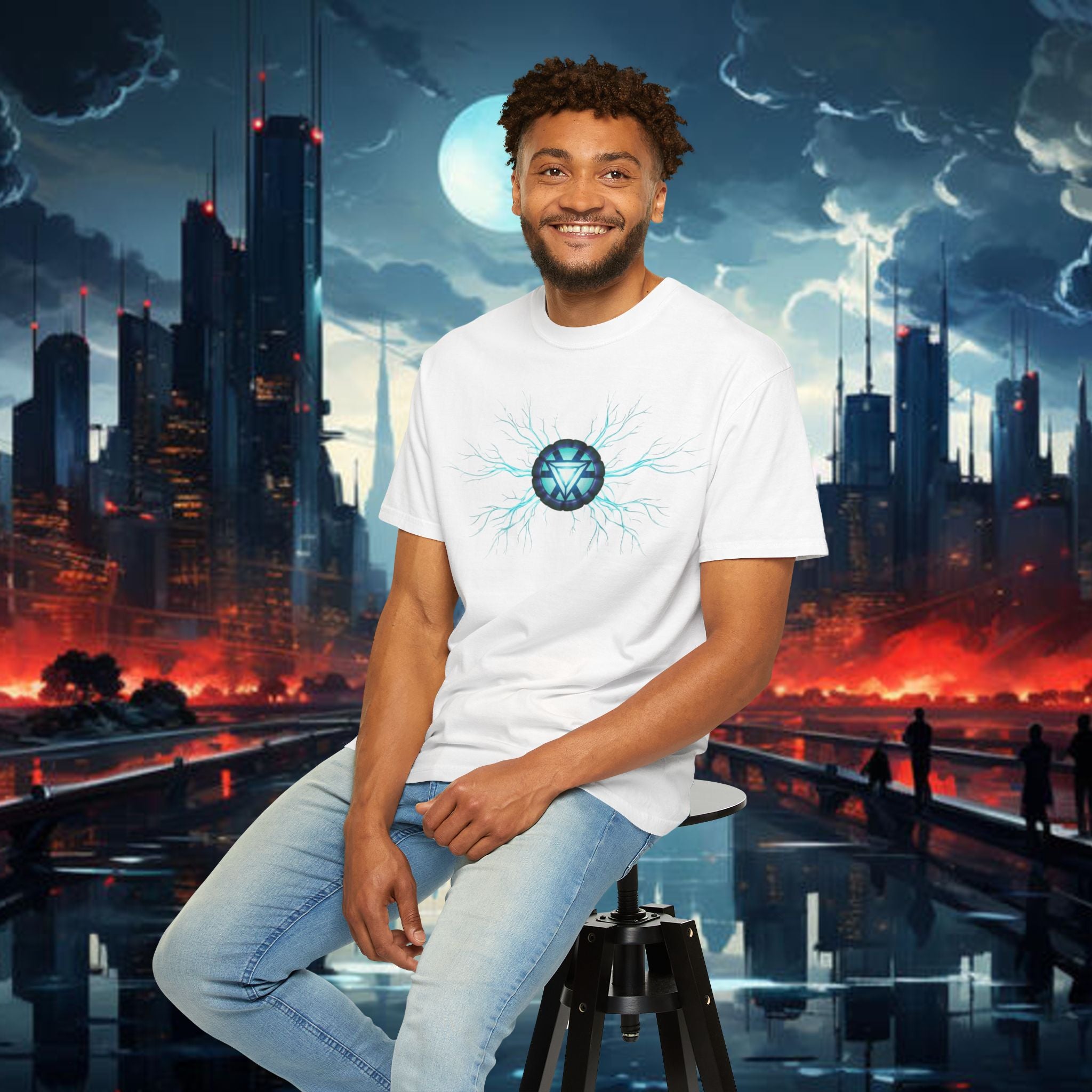 Unisex Garment-Dyed T-shirt Ironman reactor