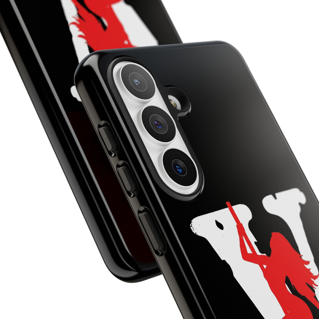Phone Case — 'V' Silhouette Pole Dancer Graphic Tough Case
