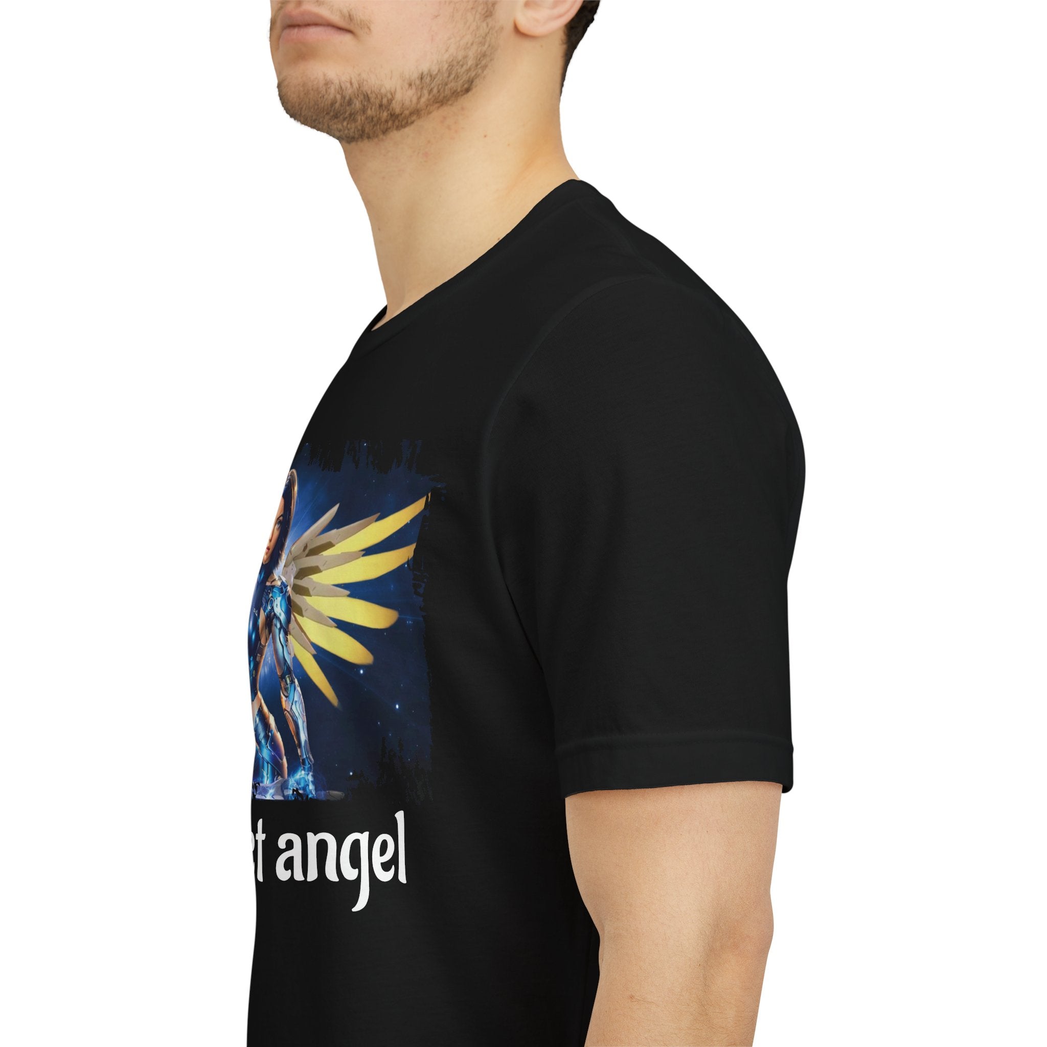 Angel Warrior Tee — "Perfect Angel" Fantasy Wings Graphic T-Shirt - alita battle angel