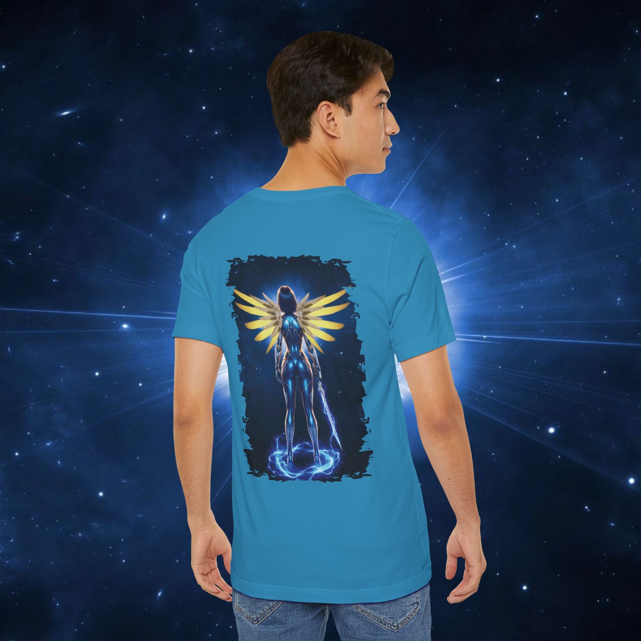 Angel Warrior Tee — "Perfect Angel" Fantasy Wings Graphic T-Shirt - alita battle angel
