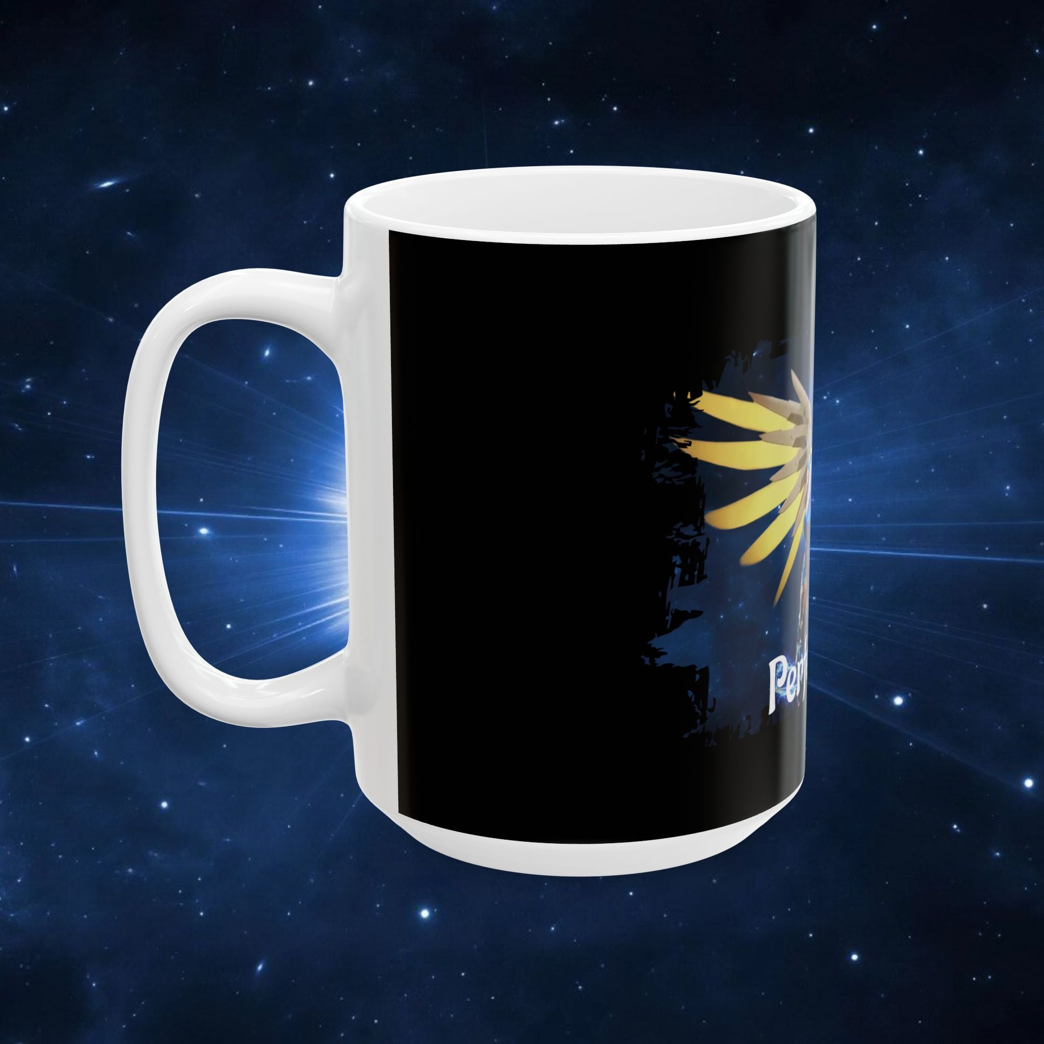 Perfect Angel Ceramic Mug — Fantasy Winged Warrior Coffee Cup (11oz/15oz) - alita battle angel
