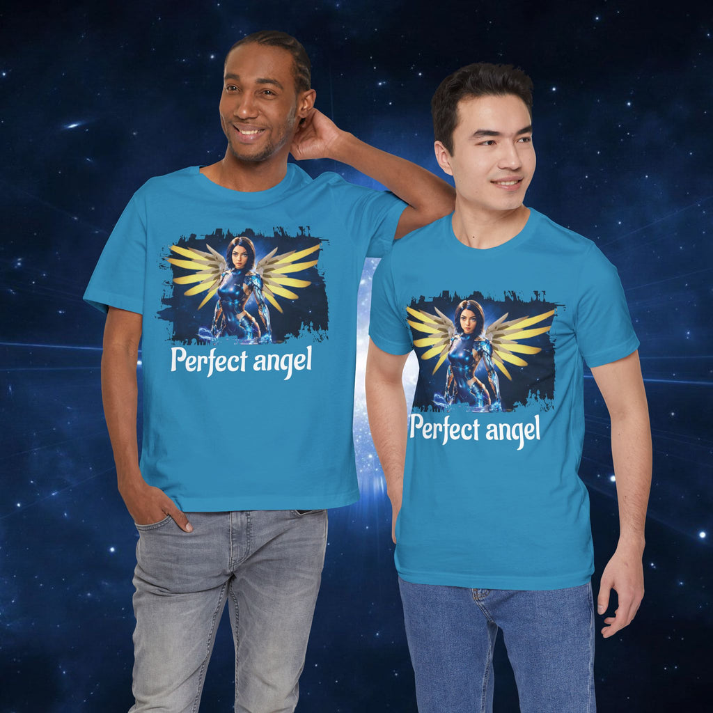 Angel Warrior Tee — "Perfect Angel" Fantasy Wings Graphic T-Shirt - alita battle angel