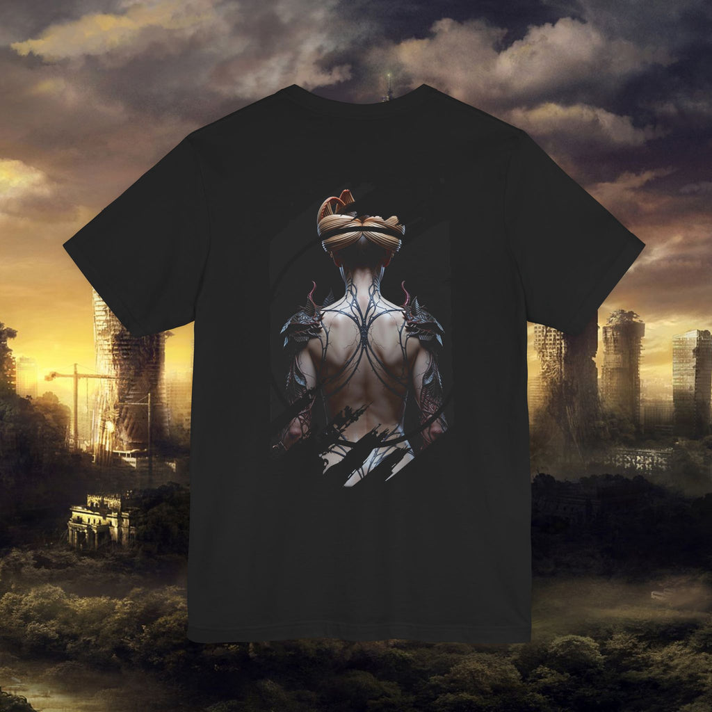 Dark Sorceress T‑Shirt — Fantasy Magic Witch Tee with Fiery Heart - Alexia Ashford