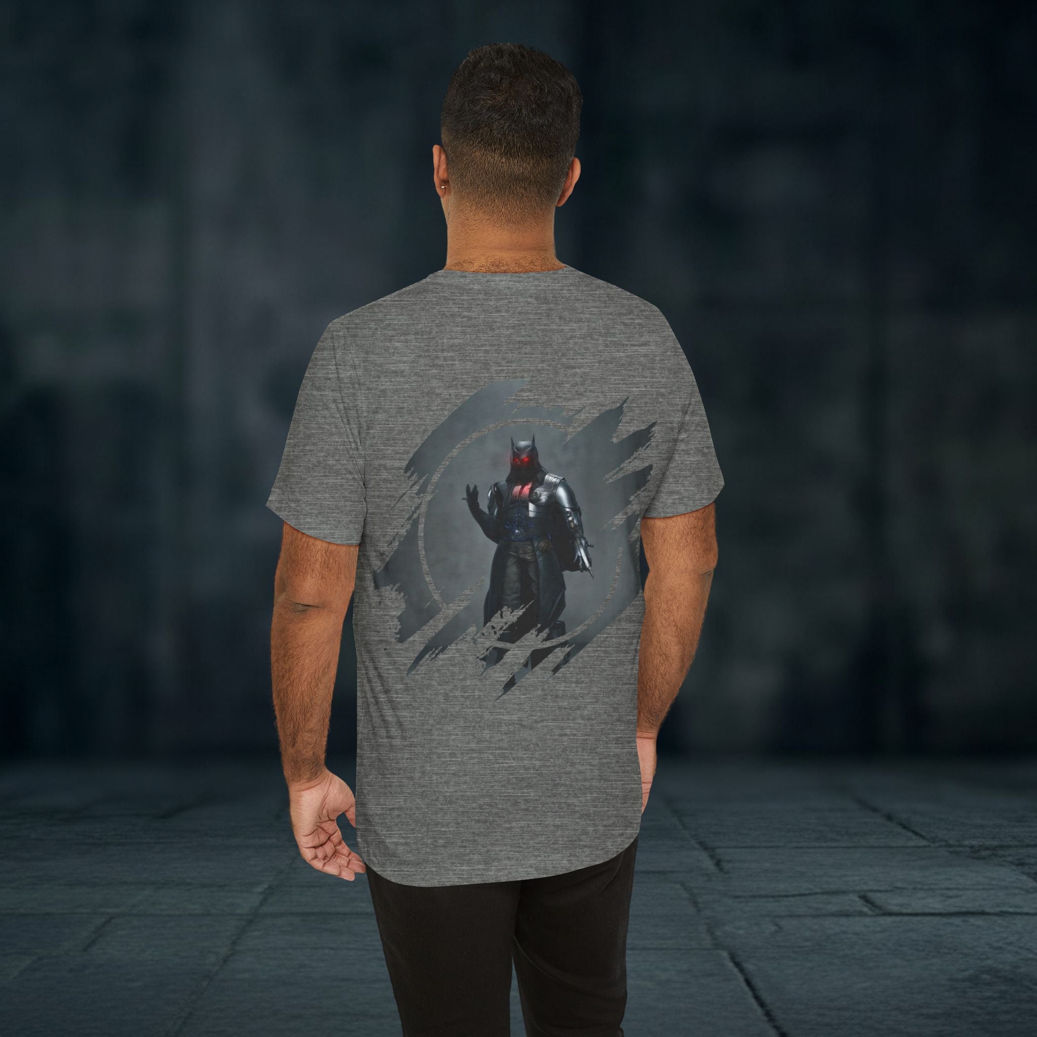 My Creed Graphic Tee — Dark Knight Sci‑Fi Illustration T‑Shirt