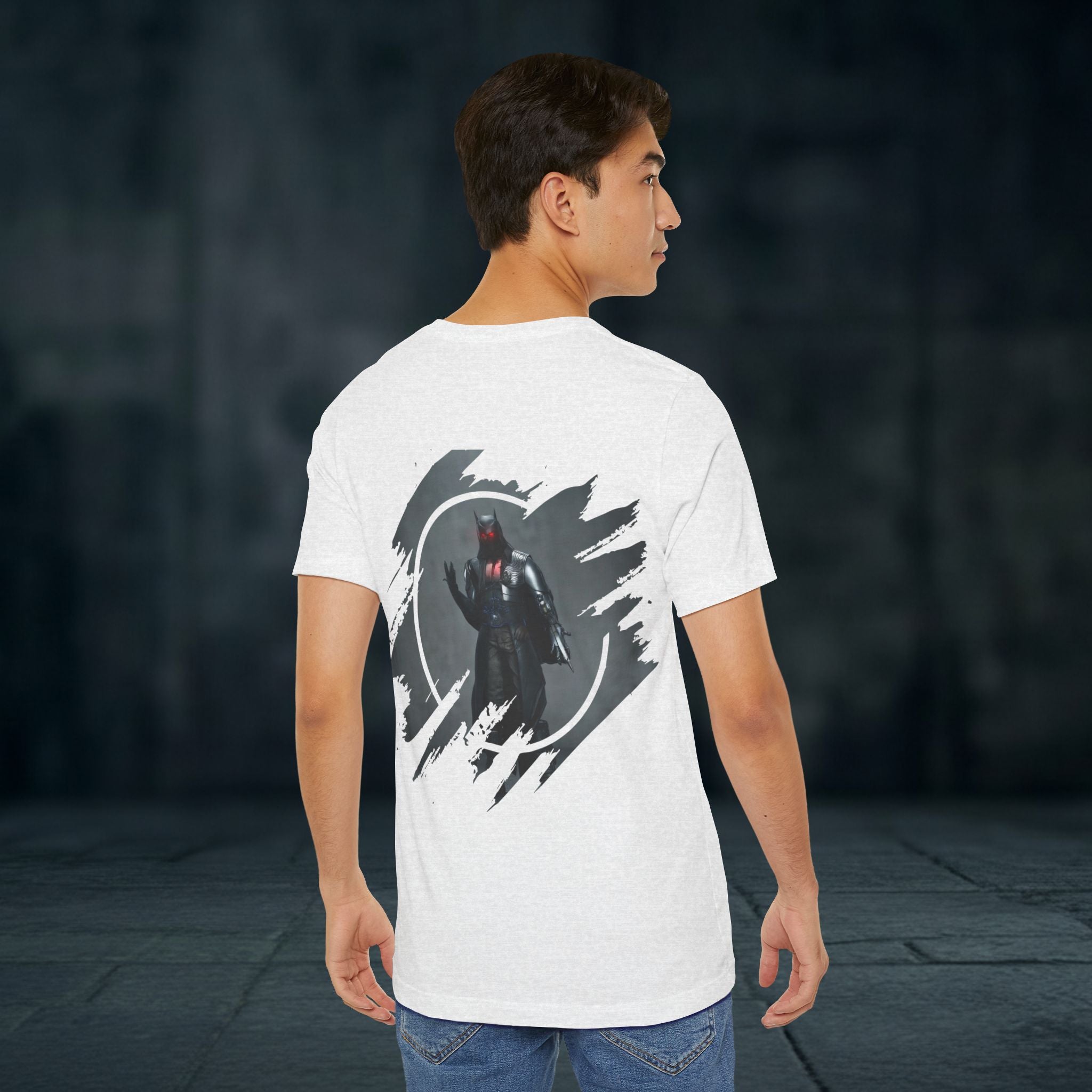 My Creed Graphic Tee — Dark Knight Sci‑Fi Illustration T‑Shirt