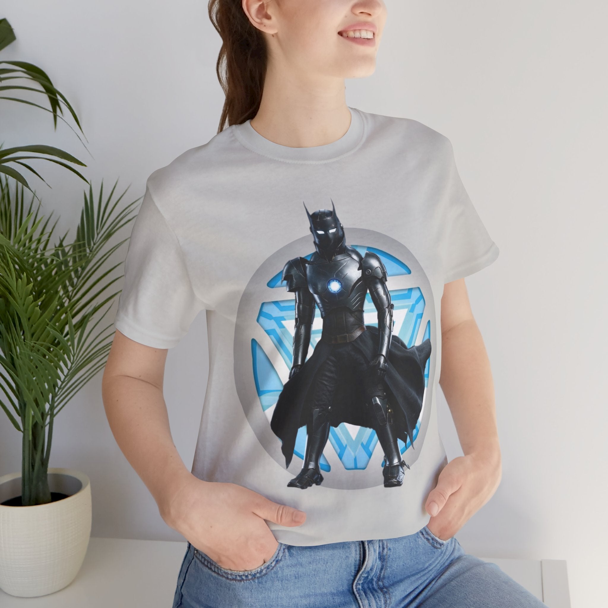 Batman Armor Graphic Tee – Futuristic Superhero T-Shirt - IRONMAN