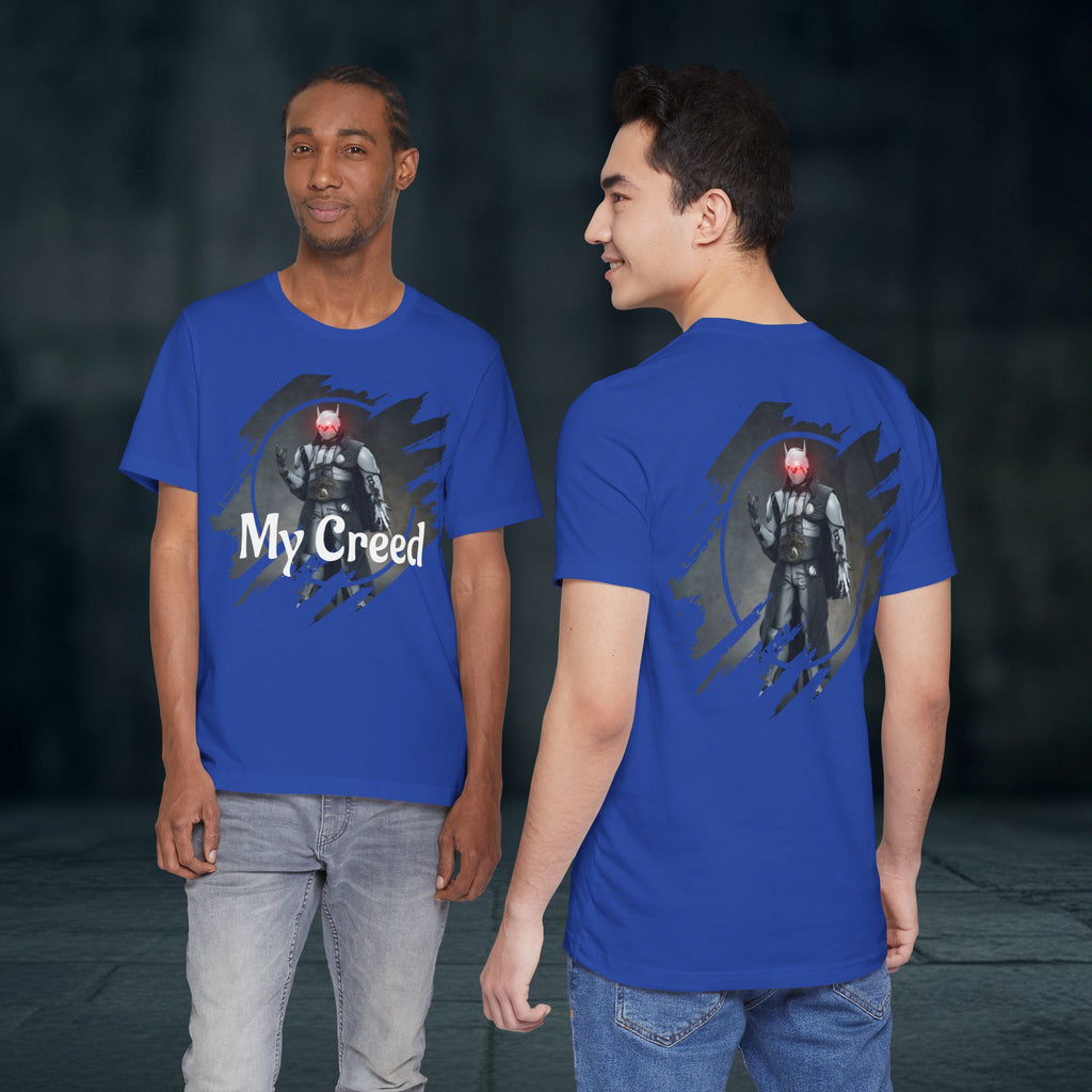 My Creed T-Shirt — Dark Knight Sci‑Fi Graphic Tee