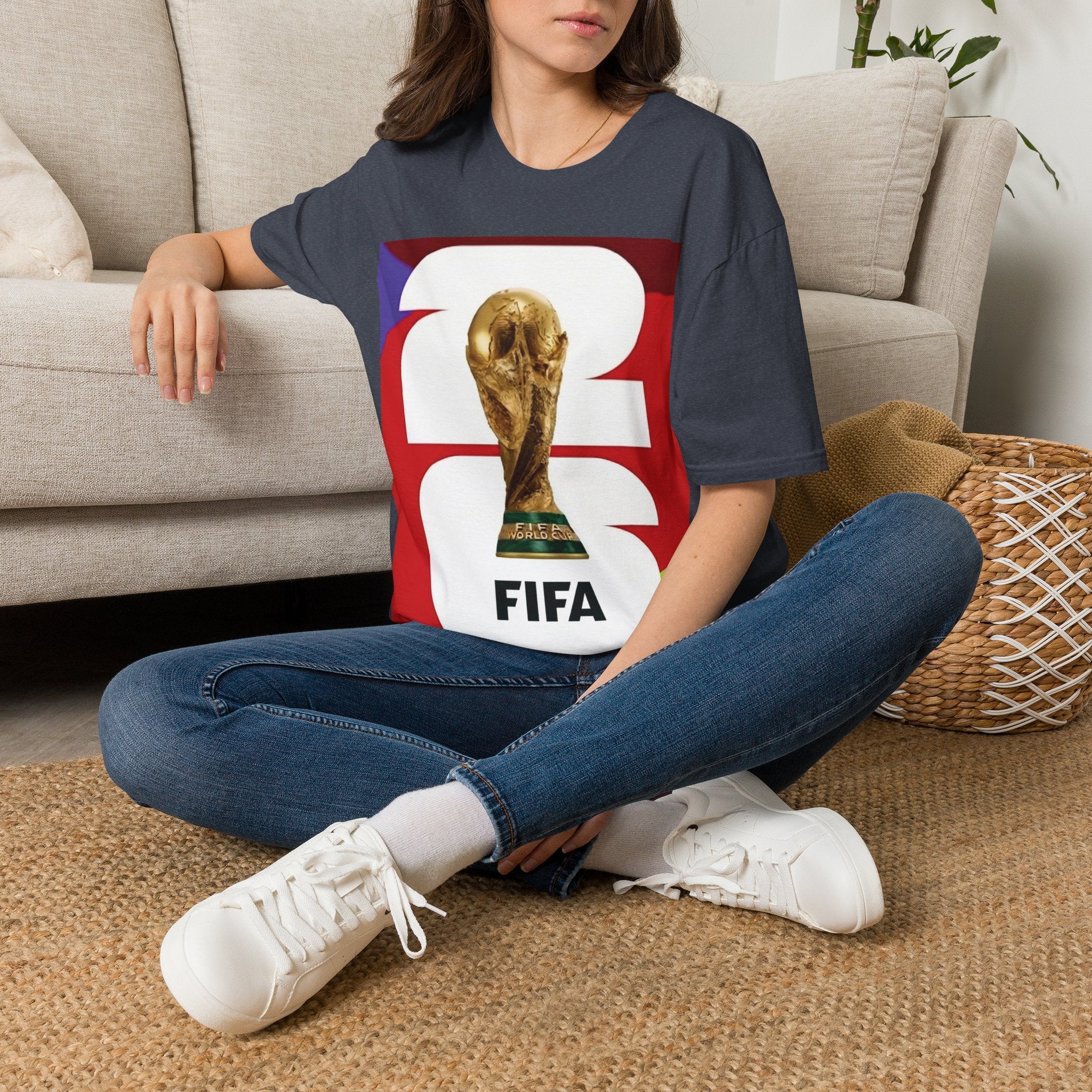 World Cup Trophy T-Shirt — FIFA Gold Cup Retro Soccer Tee 2026