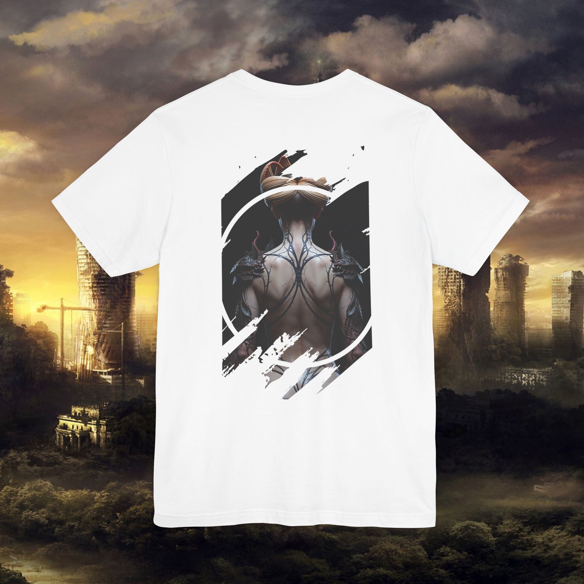 Dark Sorceress T‑Shirt — Fantasy Magic Witch Tee with Fiery Heart - Alexia Ashford
