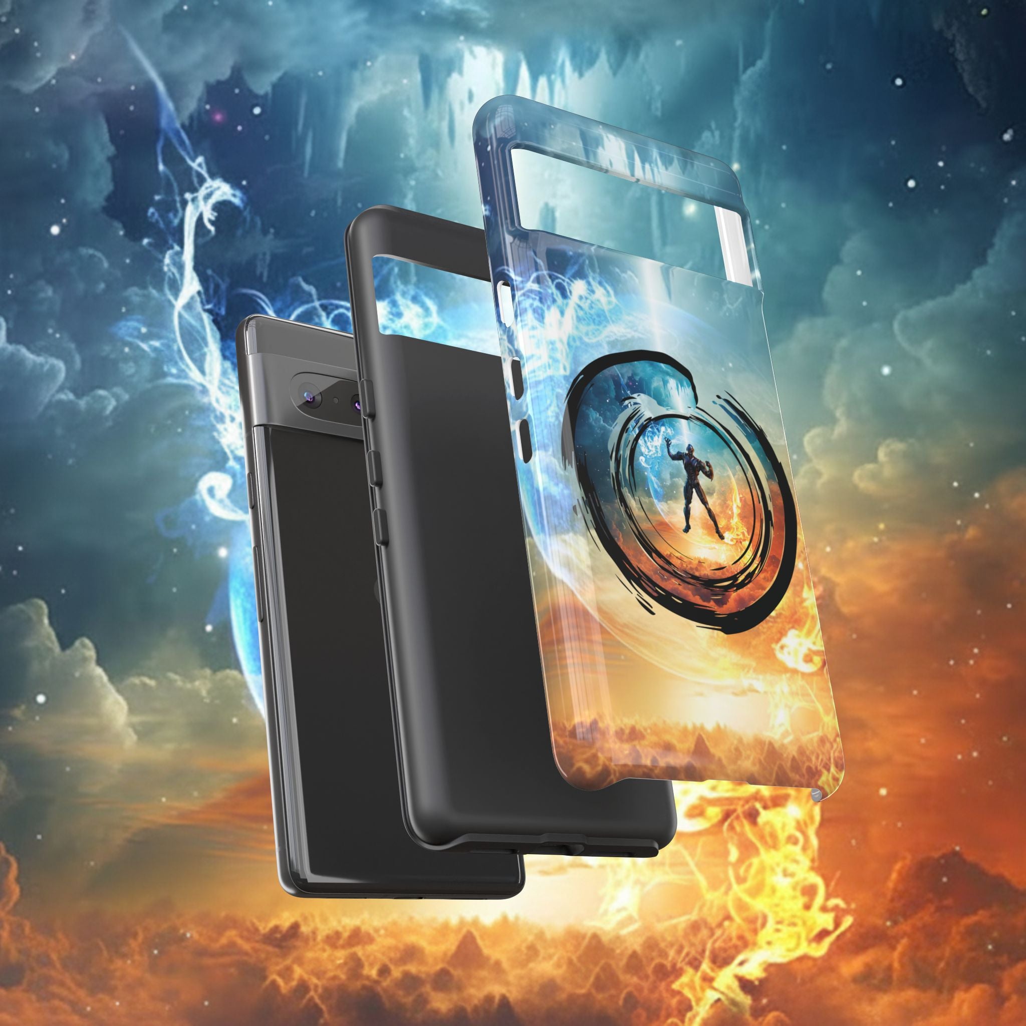 Phone Case — Elemental Warrior Fire & Ice Protective Tough Case - Ultron