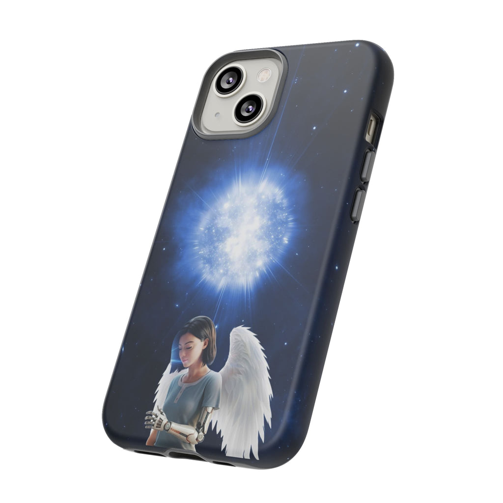 Angel Wings Galaxy Phone Case — Cosmic Light Protective Case ALITA BATTLE ANGEL