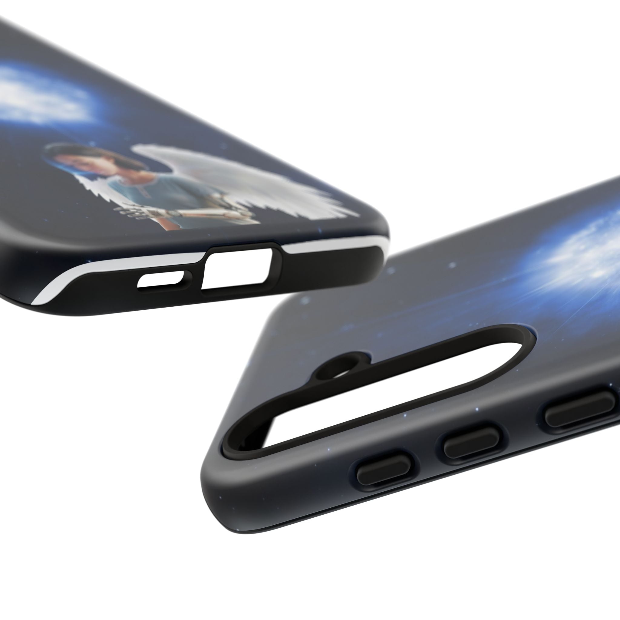 Angel Wings Galaxy Phone Case — Cosmic Light Protective Case ALITA BATTLE ANGEL