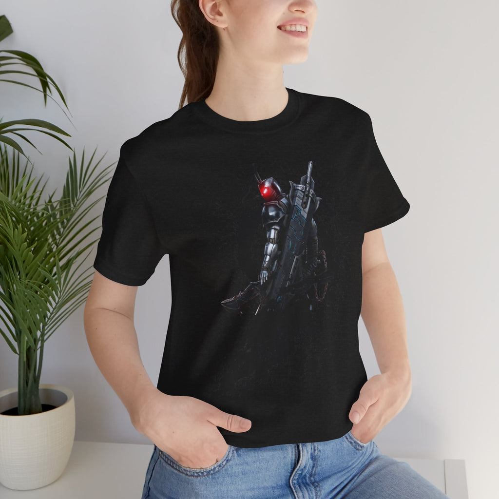 Splatter Noir Rifle Tee — Graphic Military Weapon Shirt
