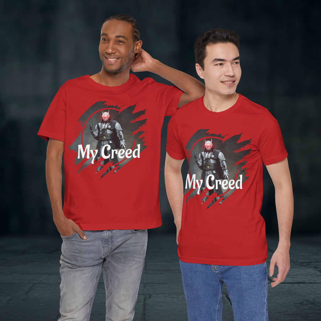 My Creed T-Shirt — Dark Knight Sci‑Fi Graphic Tee