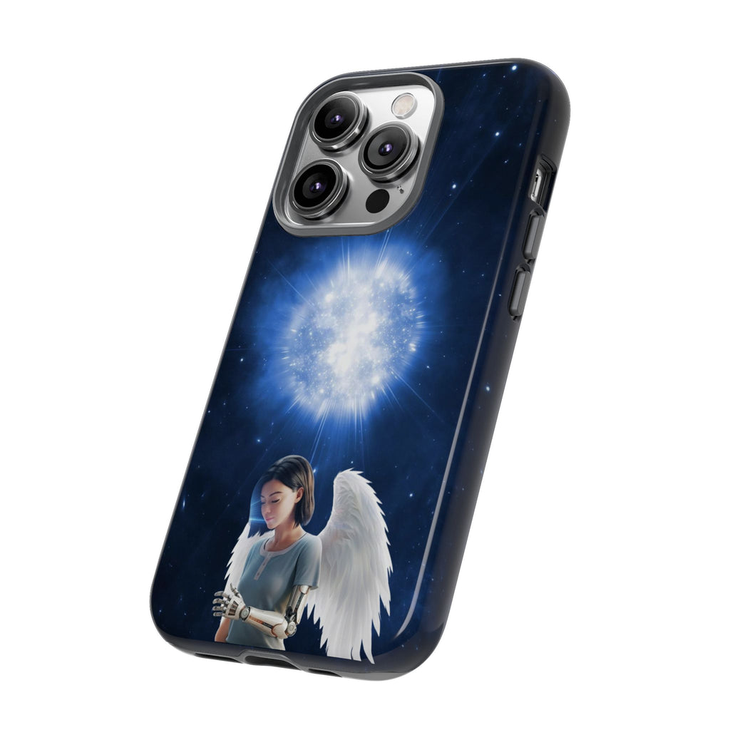 Angel Wings Galaxy Phone Case — Cosmic Light Protective Case ALITA BATTLE ANGEL