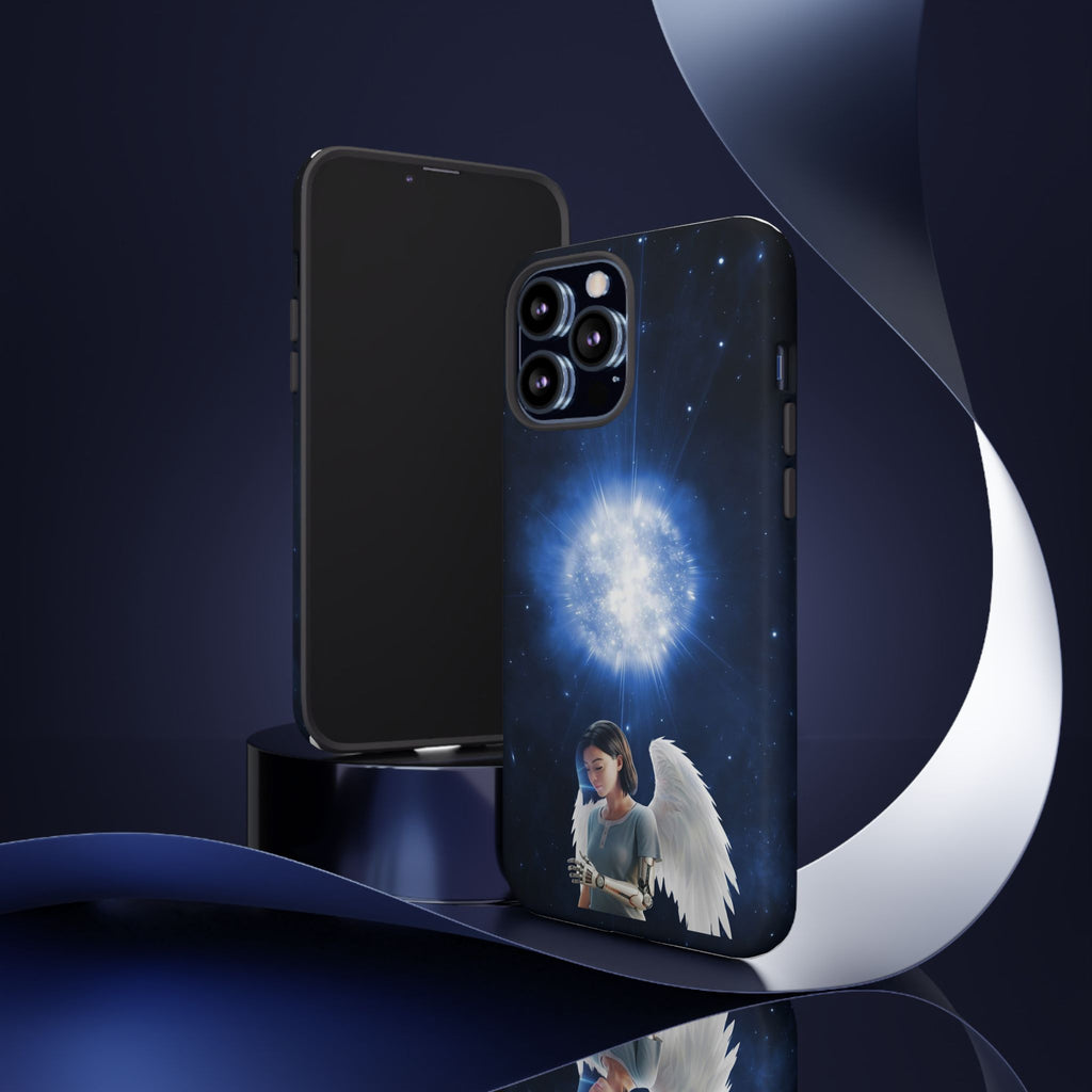 Angel Wings Galaxy Phone Case — Cosmic Light Protective Case ALITA BATTLE ANGEL