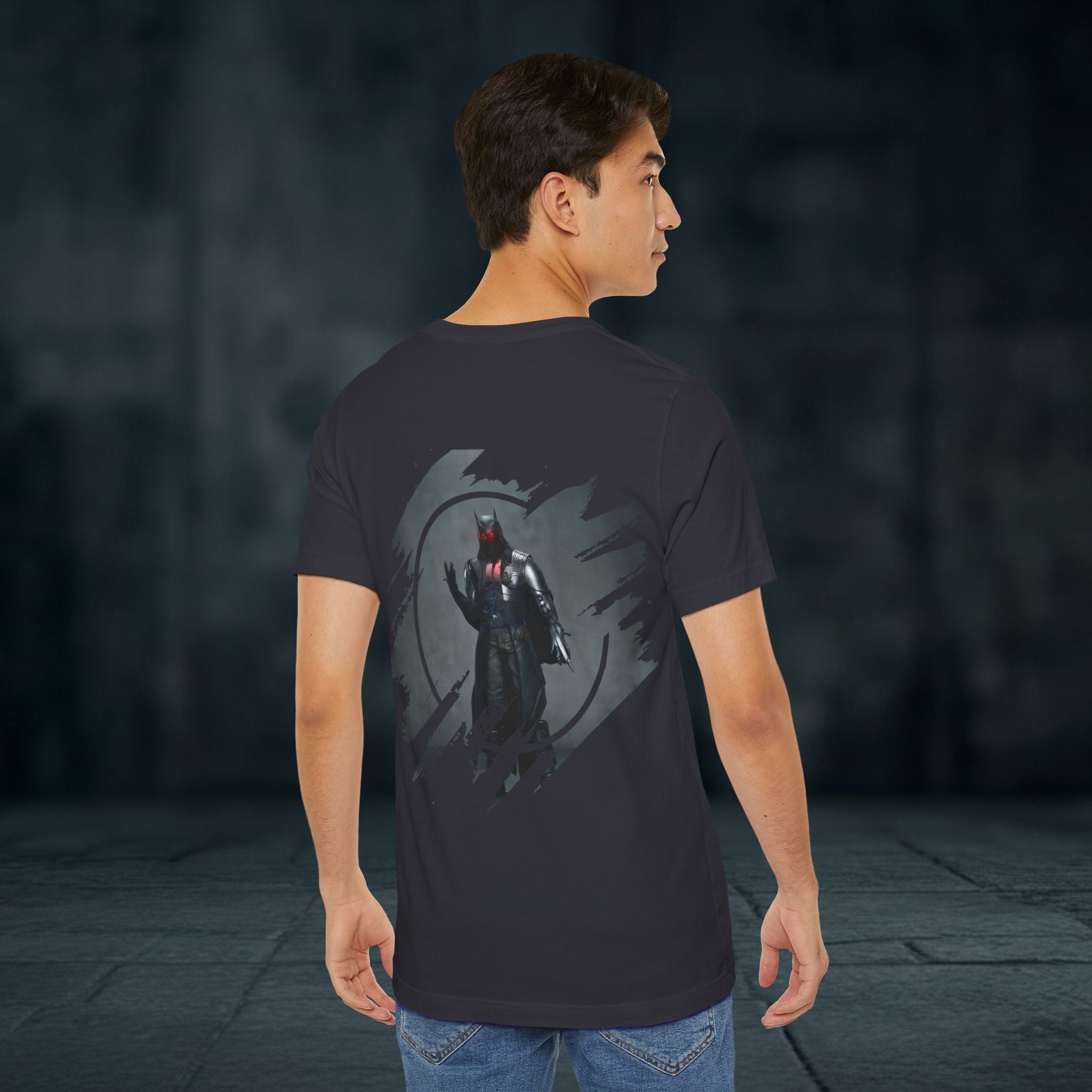 My Creed Graphic Tee — Dark Knight Sci‑Fi Illustration T‑Shirt
