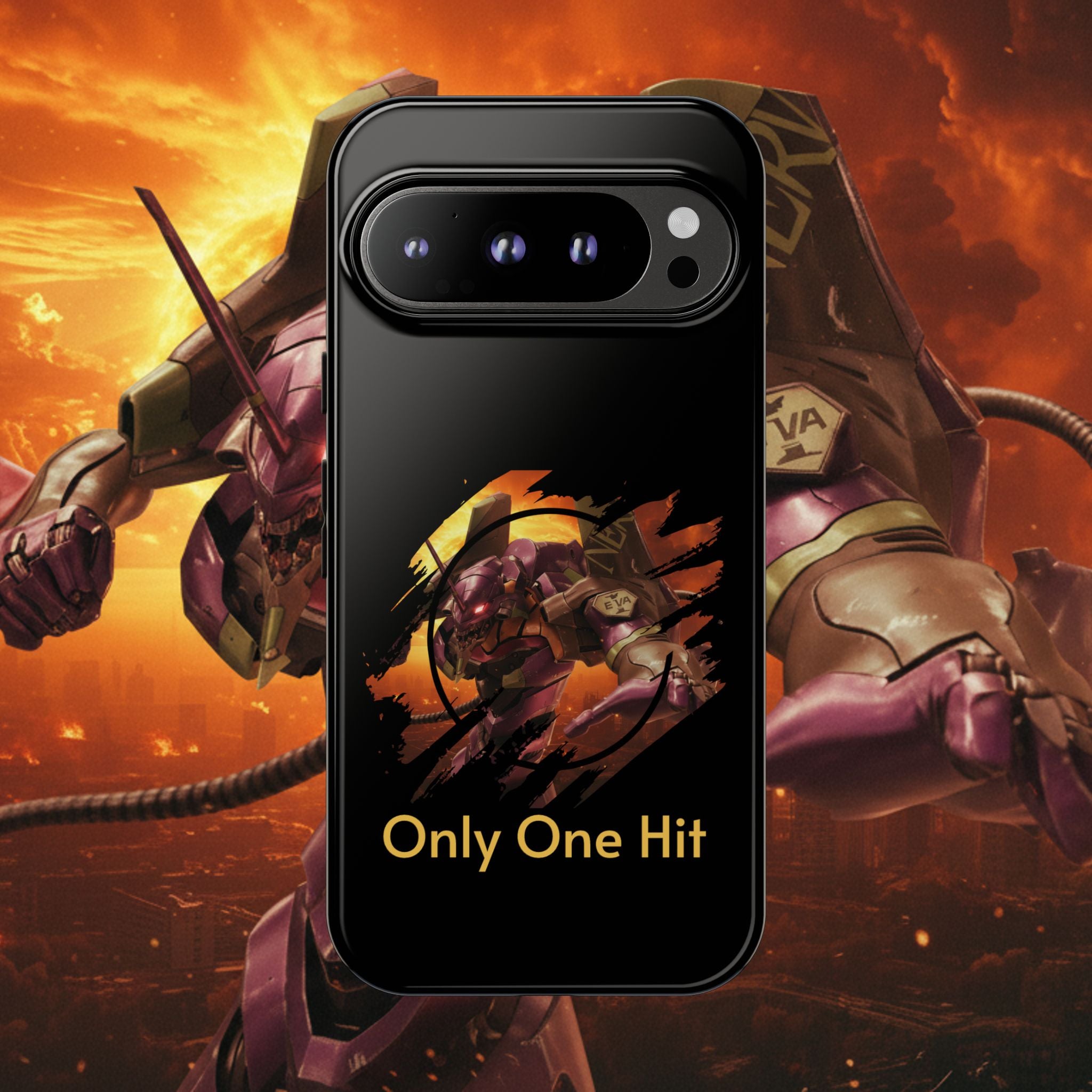 Phone Case — "Only One Hit" Gaming Armor Protective Cover - EVA 1 - Neon Genesis Evangelion