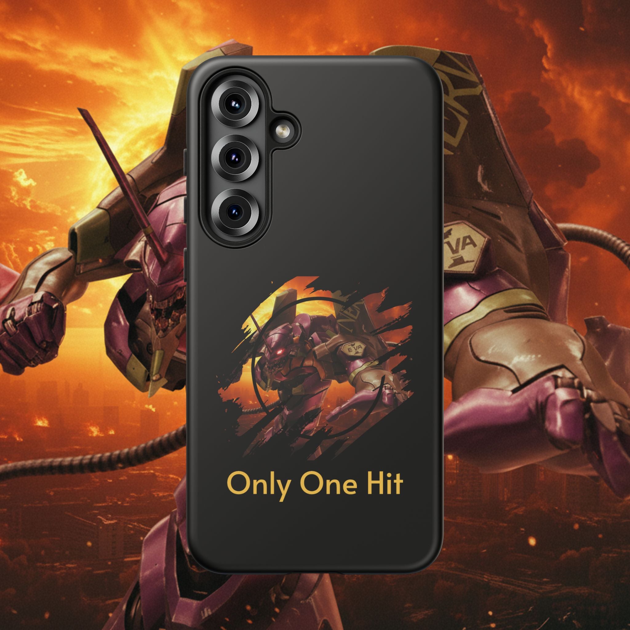 Phone Case — "Only One Hit" Gaming Armor Protective Cover - EVA 1 - Neon Genesis Evangelion
