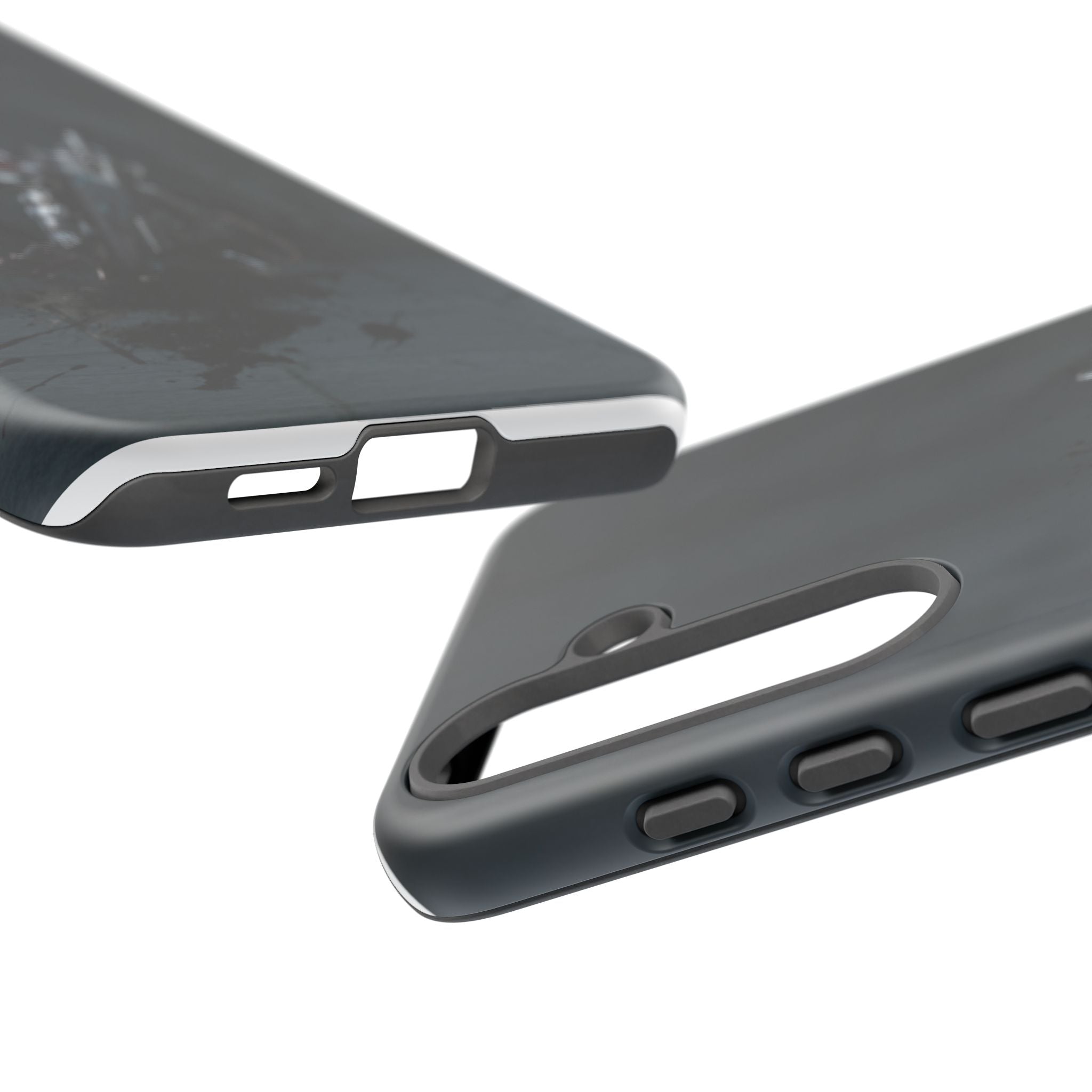 Tough Cases: Dark Cyber Soldier Phone Case — Rugged Sci‑Fi Armor Design