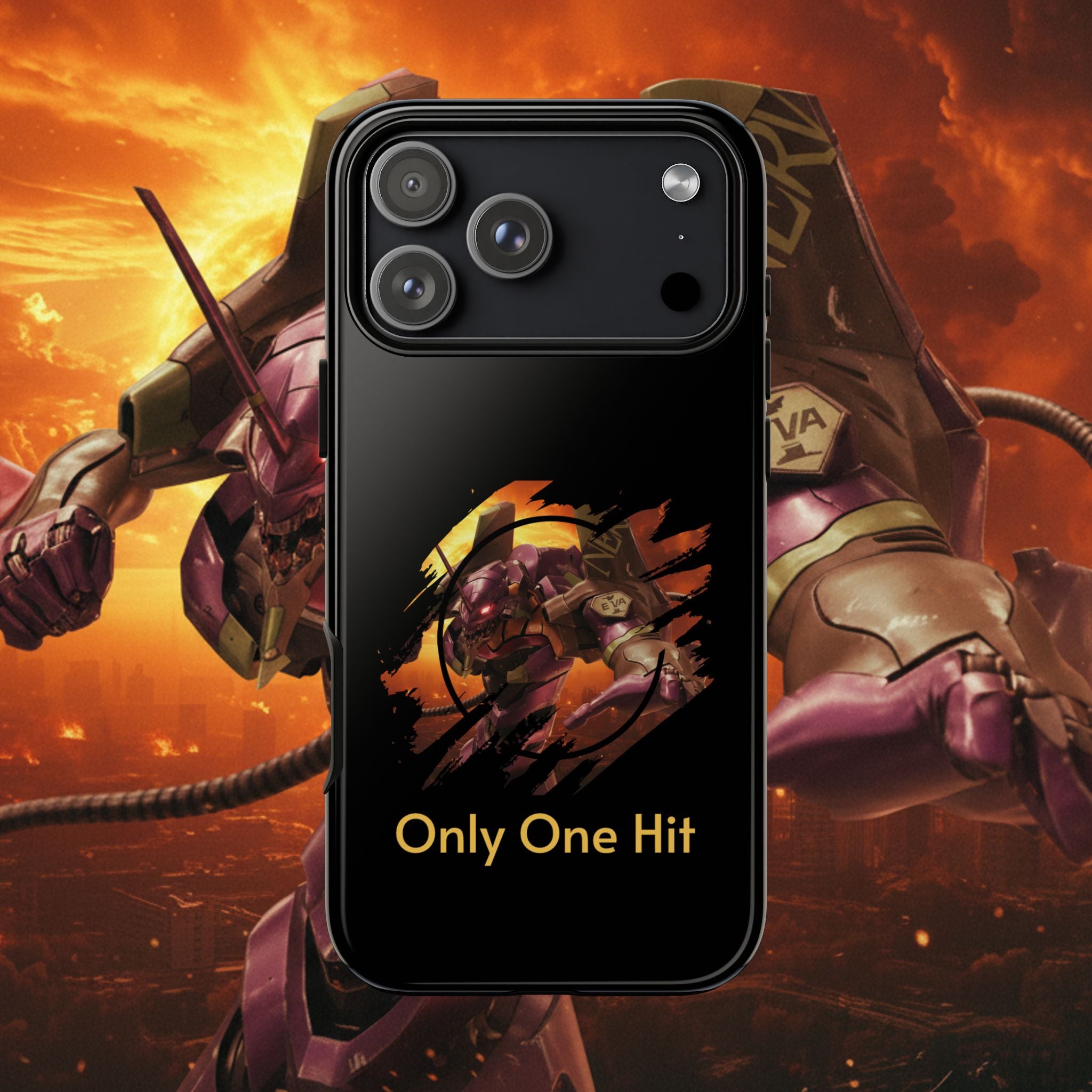 Phone Case — "Only One Hit" Gaming Armor Protective Cover - EVA 1 - Neon Genesis Evangelion