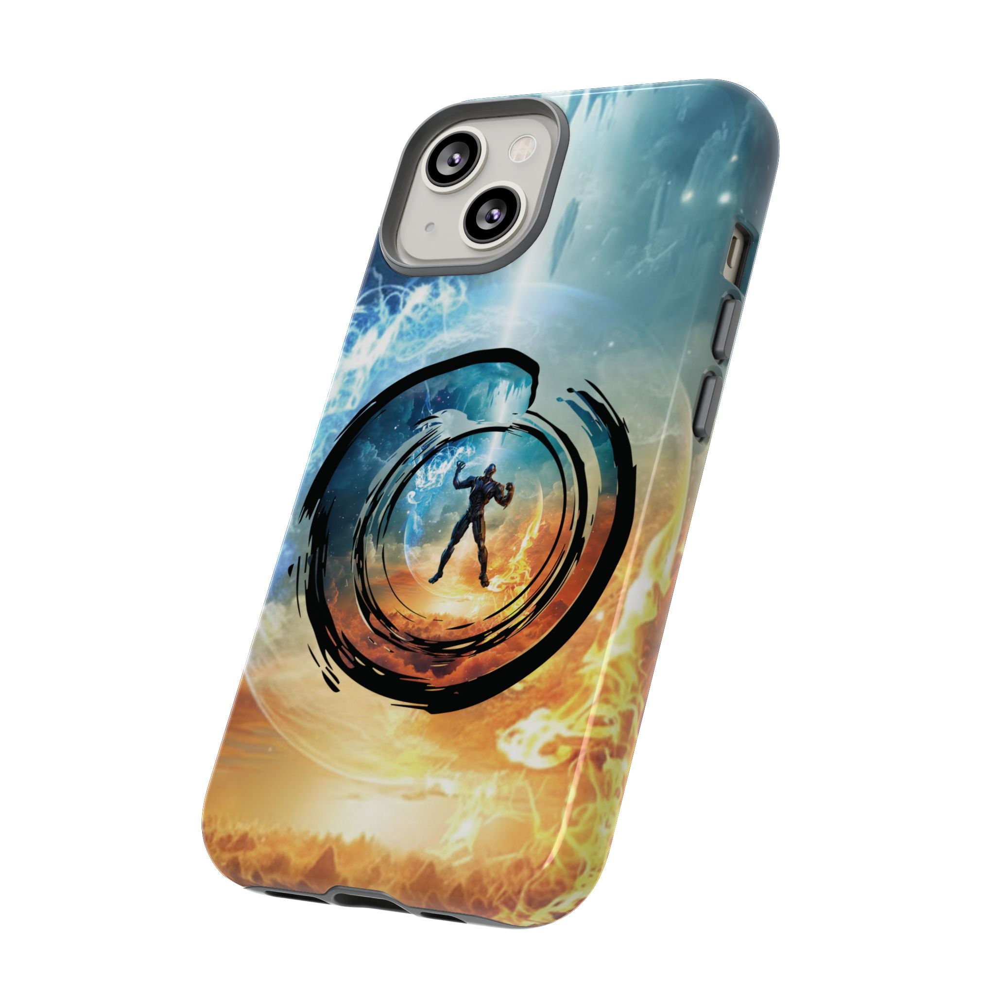 Phone Case — Elemental Warrior Fire & Ice Protective Tough Case - Ultron