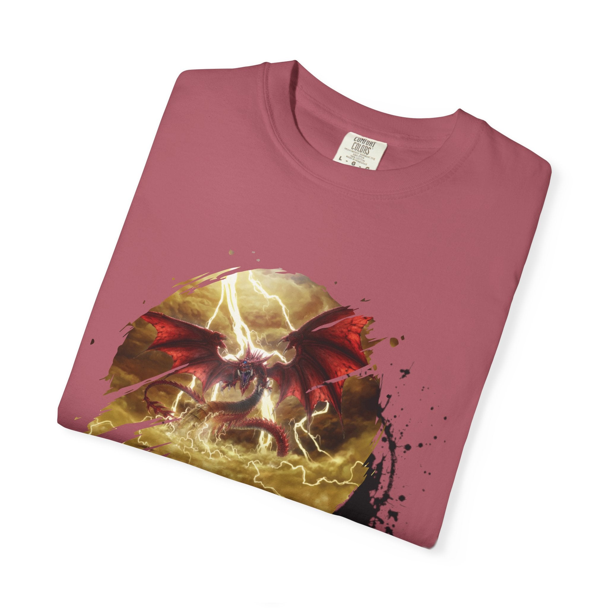God of the Heavens T-Shirt — Mythic Storm Graphic Tee - slifer the sky dragon