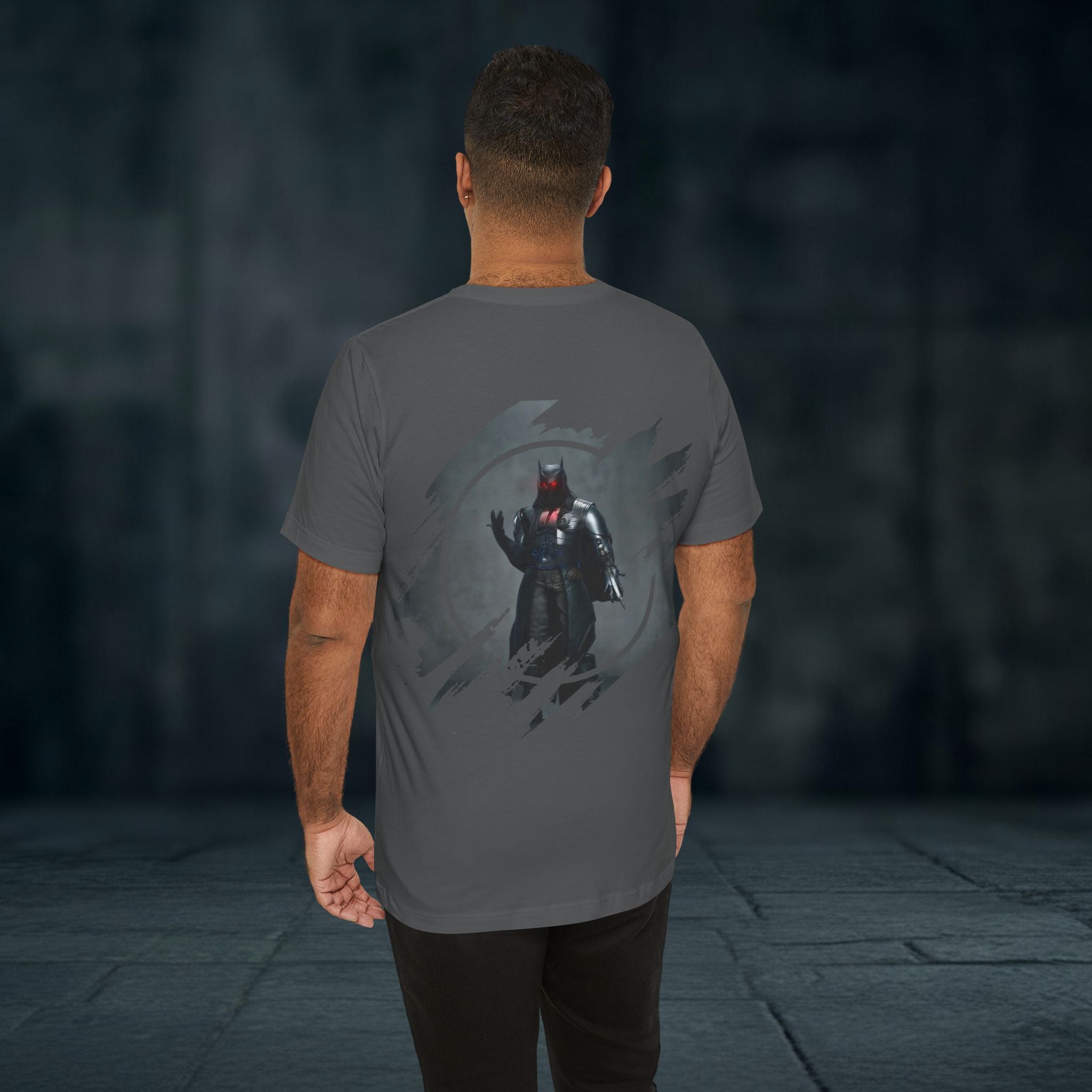 My Creed Graphic Tee — Dark Knight Sci‑Fi Illustration T‑Shirt
