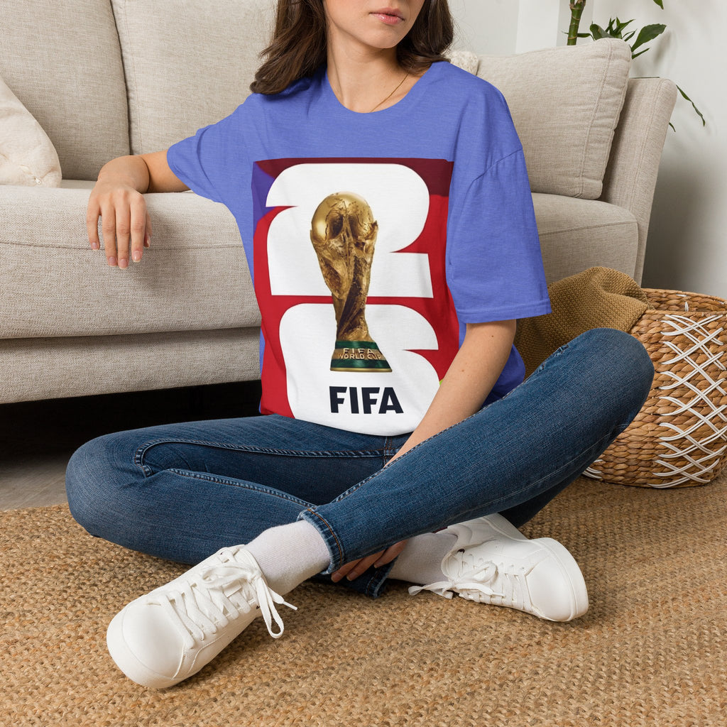 World Cup Trophy T-Shirt — FIFA Gold Cup Retro Soccer Tee 2026