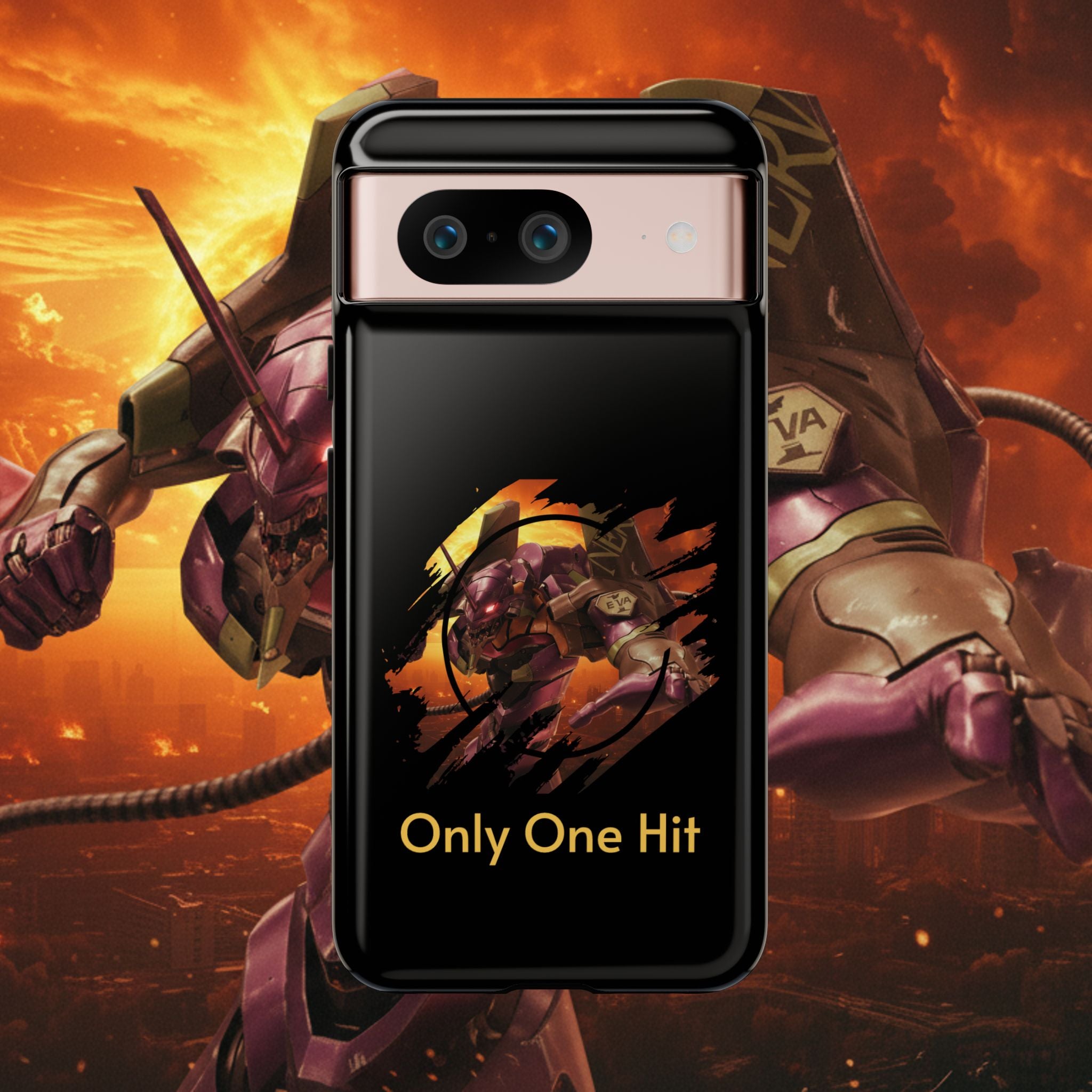 Phone Case — "Only One Hit" Gaming Armor Protective Cover - EVA 1 - Neon Genesis Evangelion