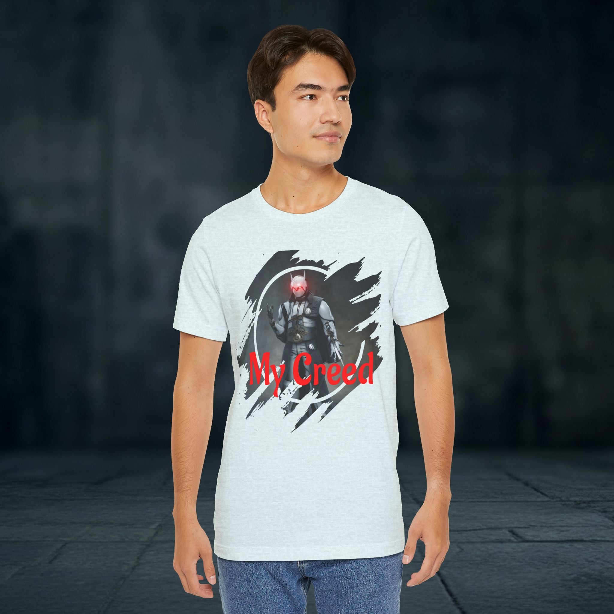 My Creed T-Shirt — Dark Knight Sci‑Fi Graphic Tee