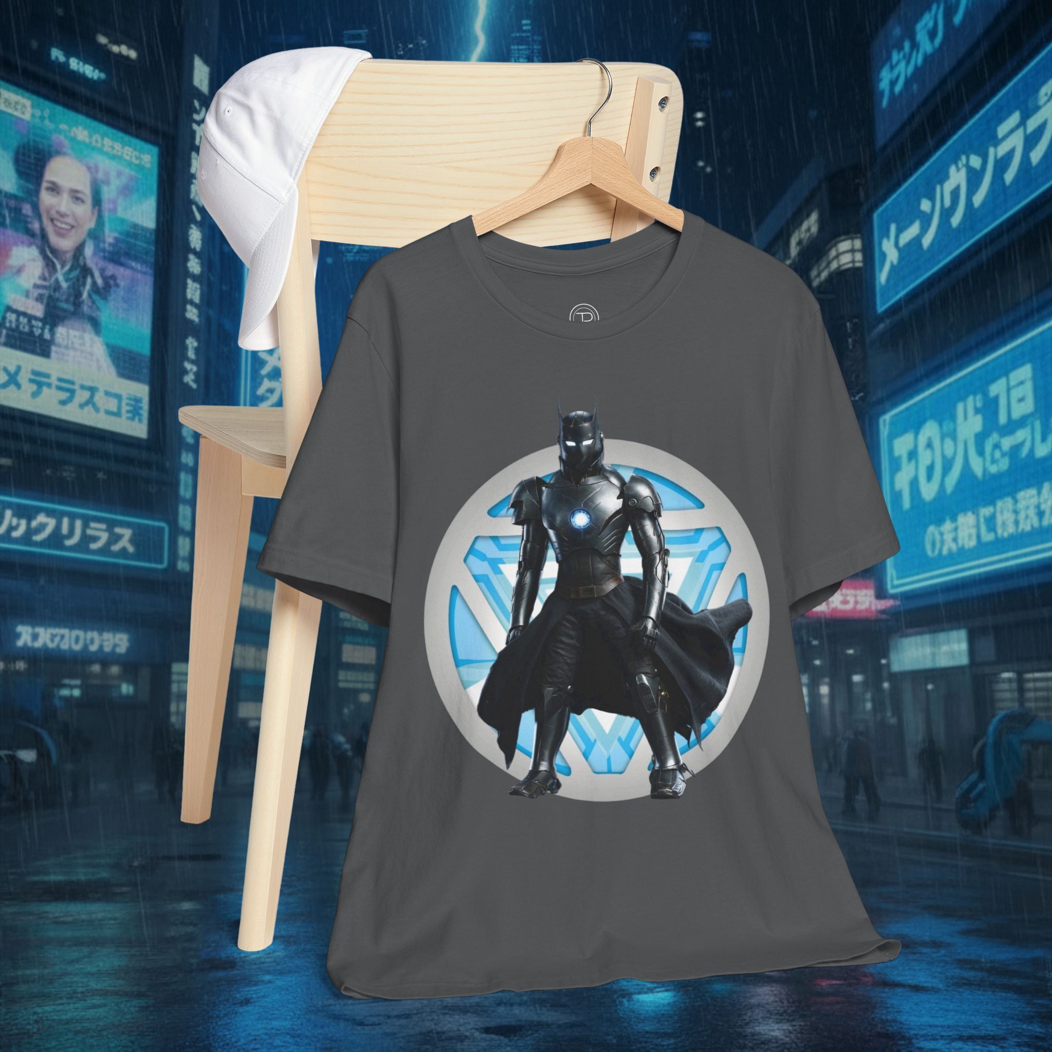 Batman Armor Graphic Tee – Futuristic Superhero T-Shirt - IRONMAN