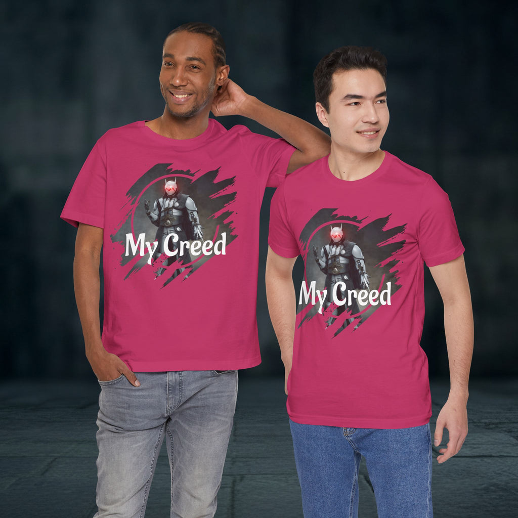 My Creed T-Shirt — Dark Knight Sci‑Fi Graphic Tee