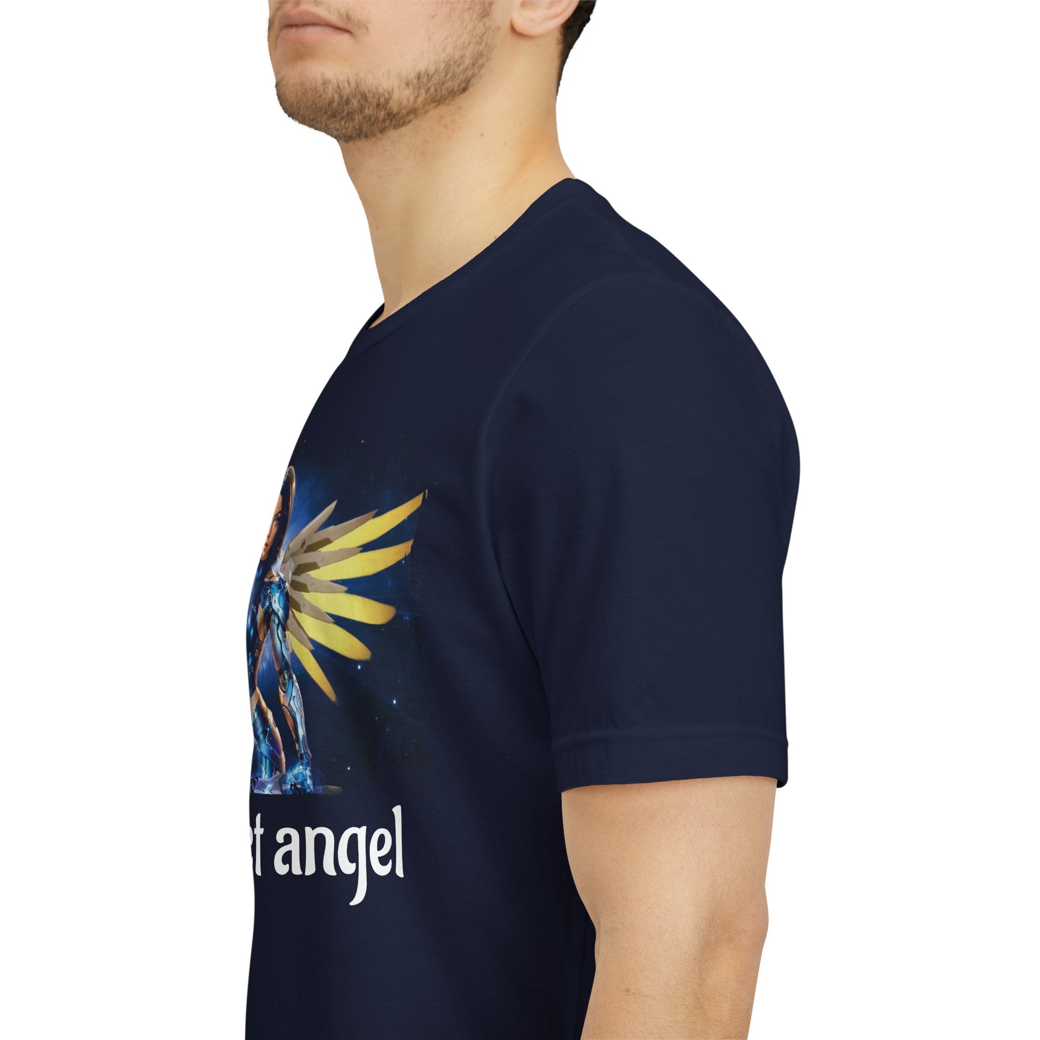 Angel Warrior Tee — "Perfect Angel" Fantasy Wings Graphic T-Shirt - alita battle angel