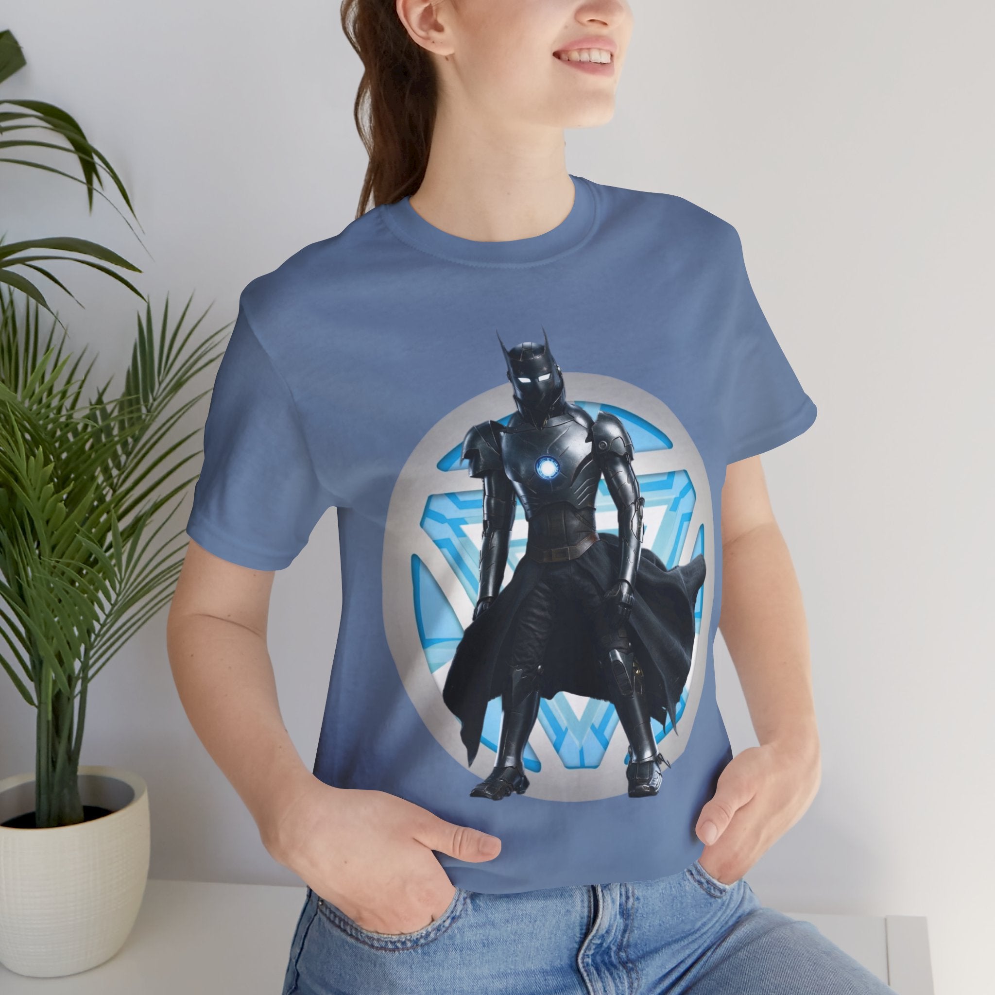 Batman Armor Graphic Tee – Futuristic Superhero T-Shirt - IRONMAN