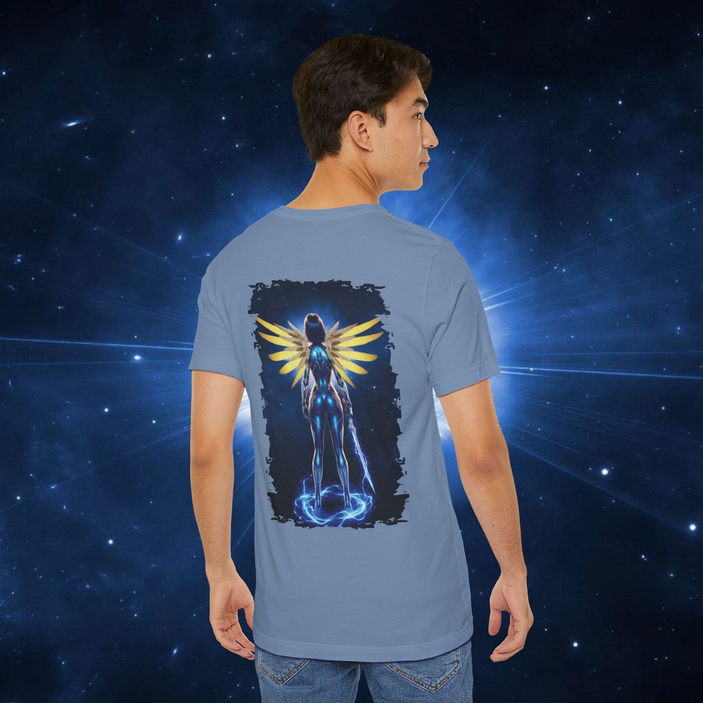 Angel Warrior Tee — "Perfect Angel" Fantasy Wings Graphic T-Shirt - alita battle angel