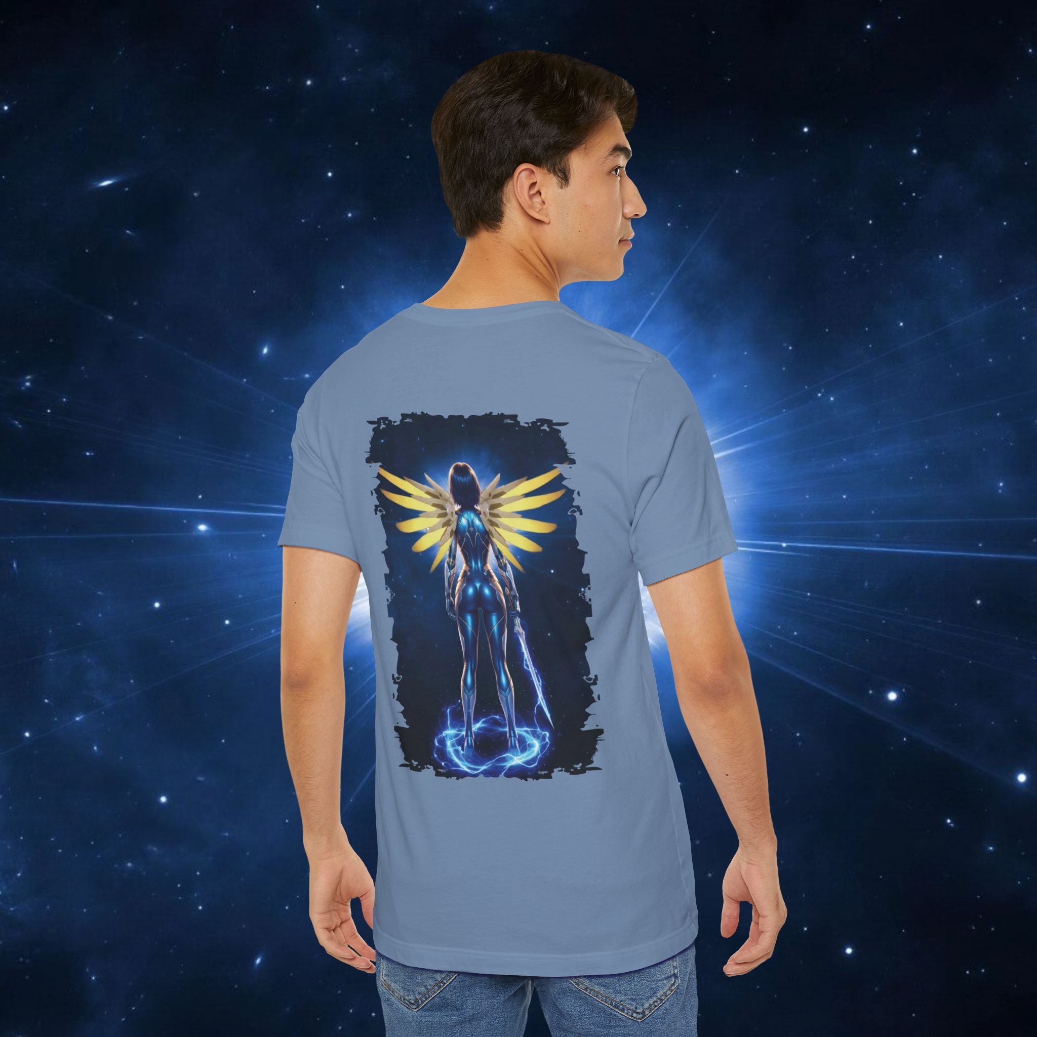 Angel Warrior Tee — "Perfect Angel" Fantasy Wings Graphic T-Shirt - alita battle angel