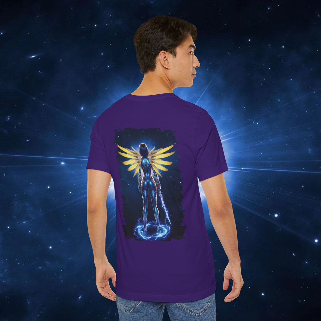 Angel Warrior Tee — "Perfect Angel" Fantasy Wings Graphic T-Shirt - alita battle angel
