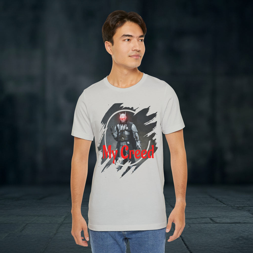 My Creed T-Shirt — Dark Knight Sci‑Fi Graphic Tee