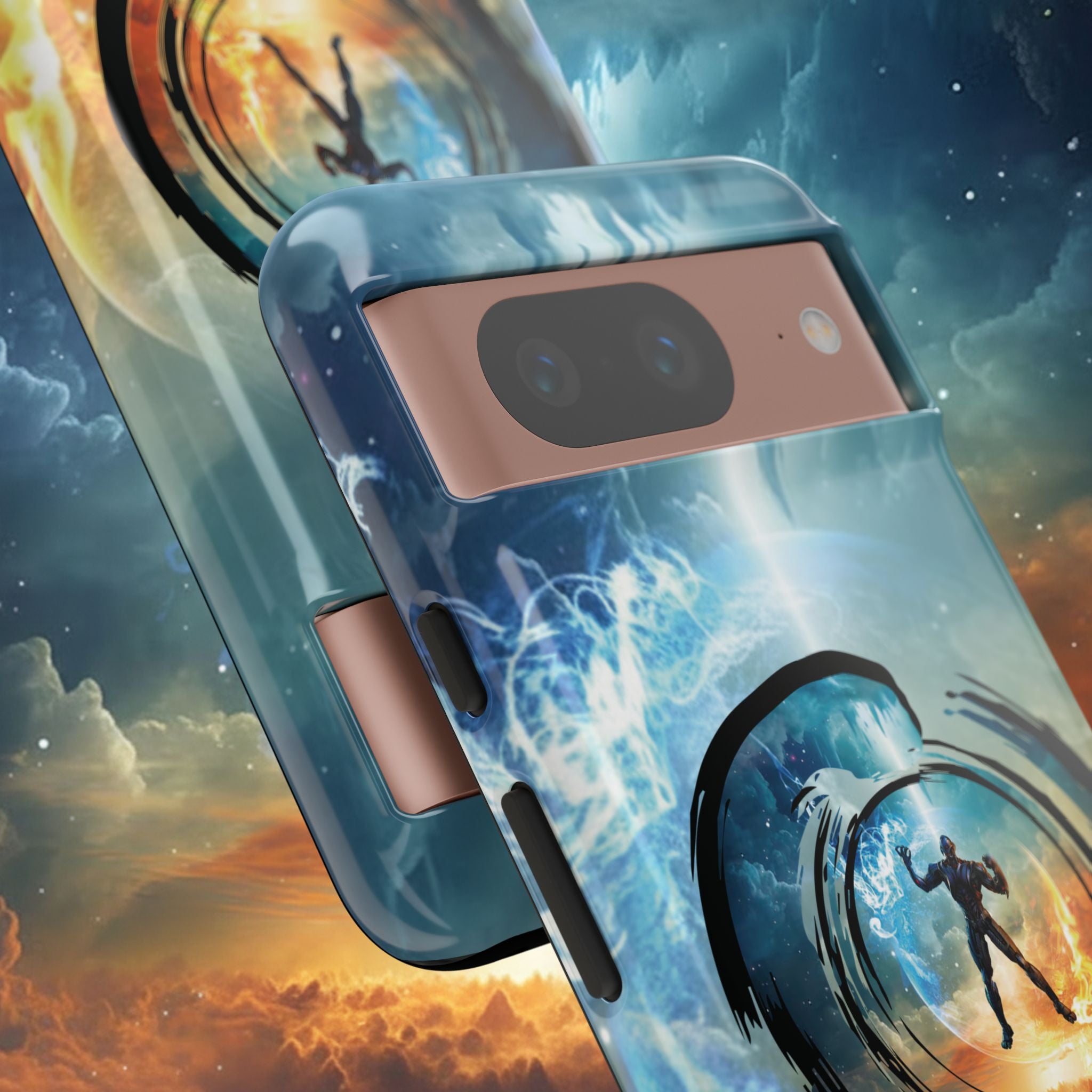Phone Case — Elemental Warrior Fire & Ice Protective Tough Case - Ultron