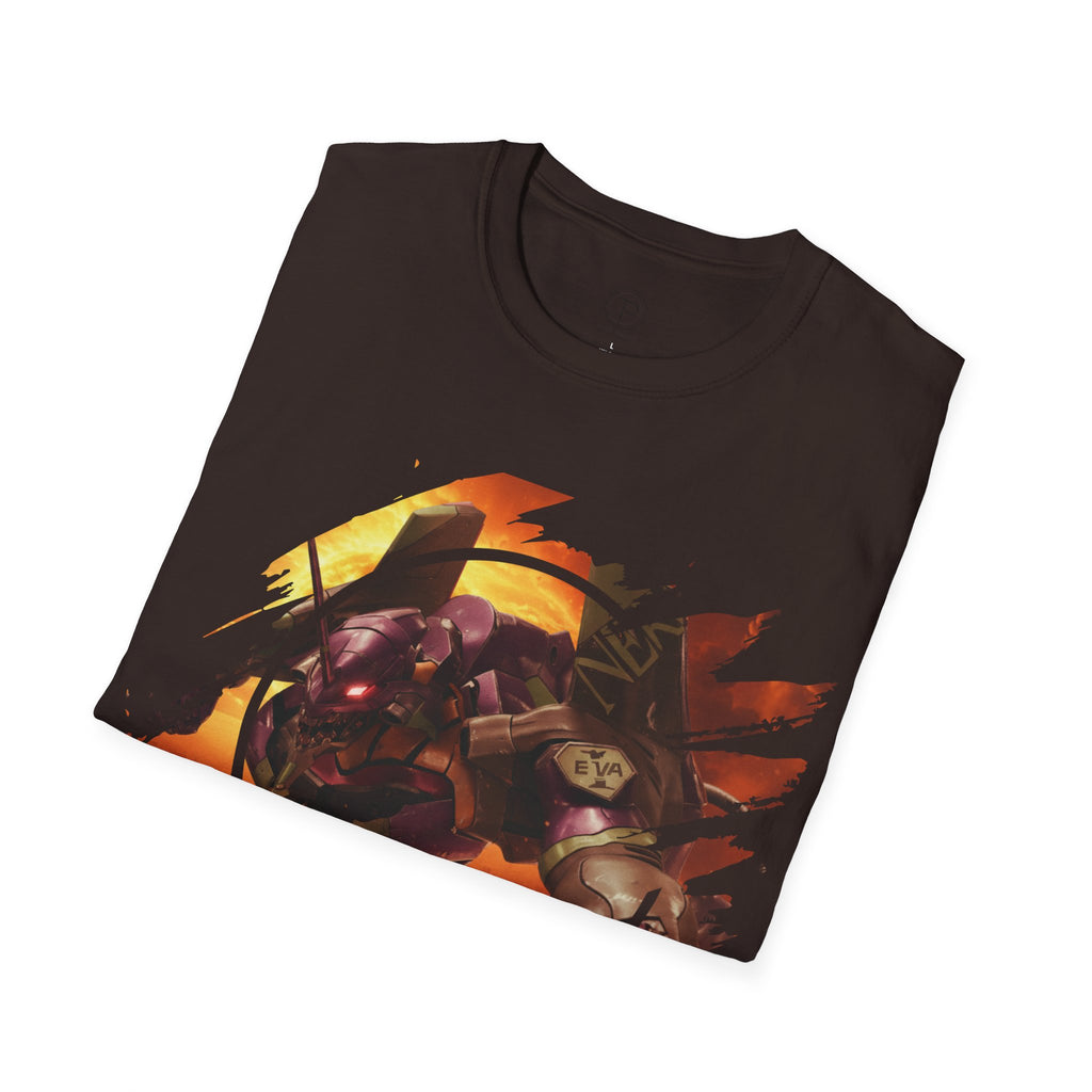 Only One Hit T-Shirt — Gamer Mech Battle Tee - EVA 1 - Neon Genesis Evangelion