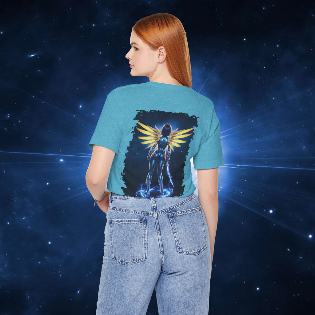 Angel Warrior Tee — "Perfect Angel" Fantasy Wings Graphic T-Shirt - alita battle angel