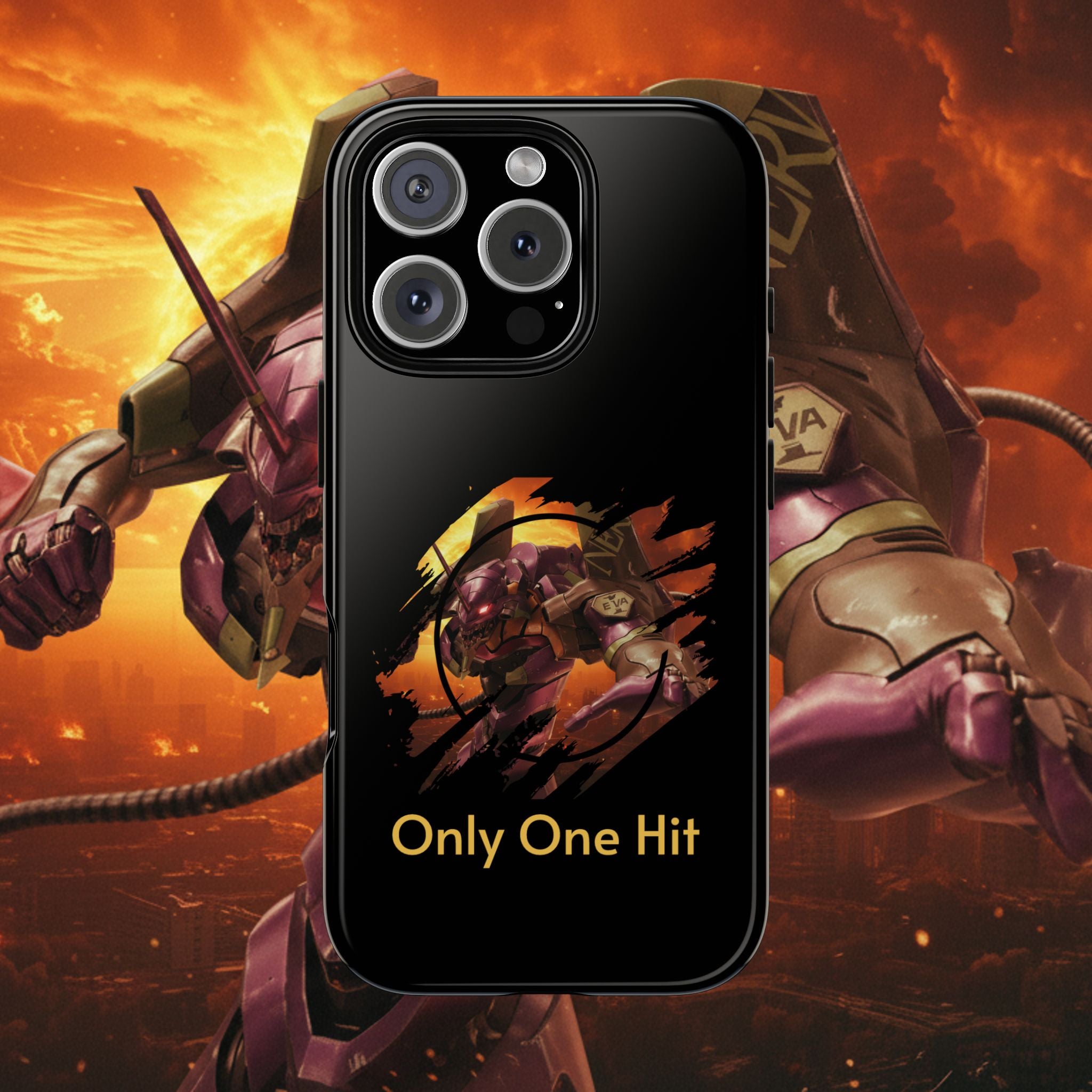Phone Case — "Only One Hit" Gaming Armor Protective Cover - EVA 1 - Neon Genesis Evangelion