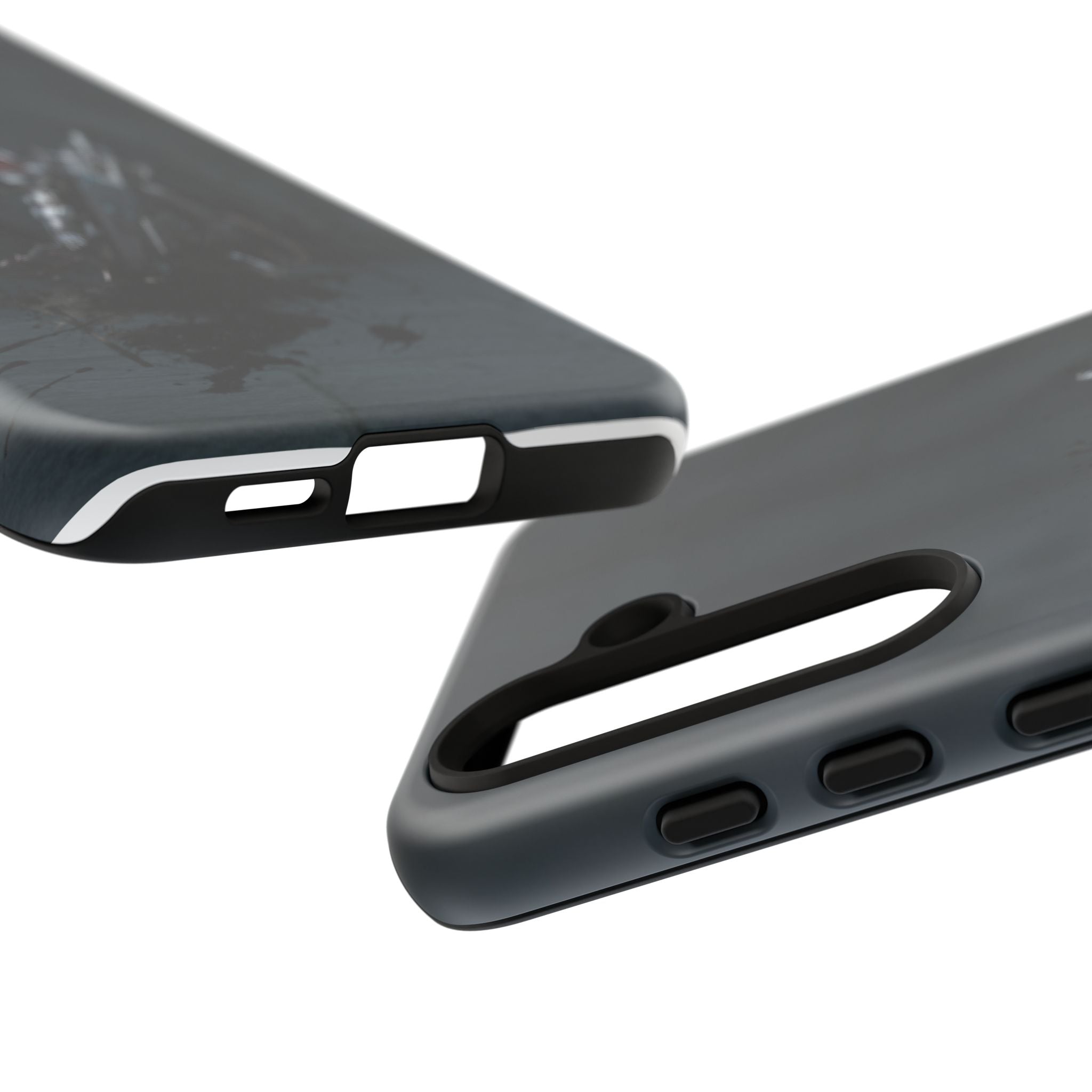 Tough Cases: Dark Cyber Soldier Phone Case — Rugged Sci‑Fi Armor Design