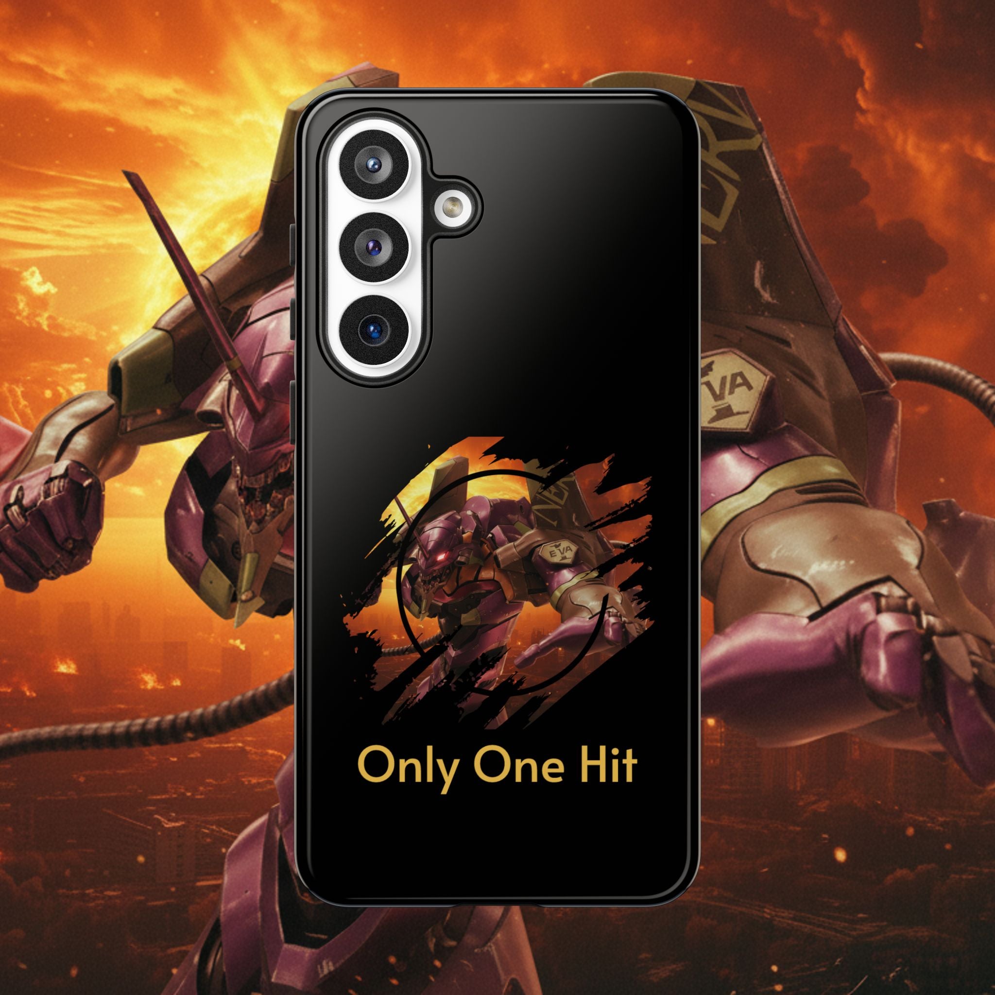 Phone Case — "Only One Hit" Gaming Armor Protective Cover - EVA 1 - Neon Genesis Evangelion